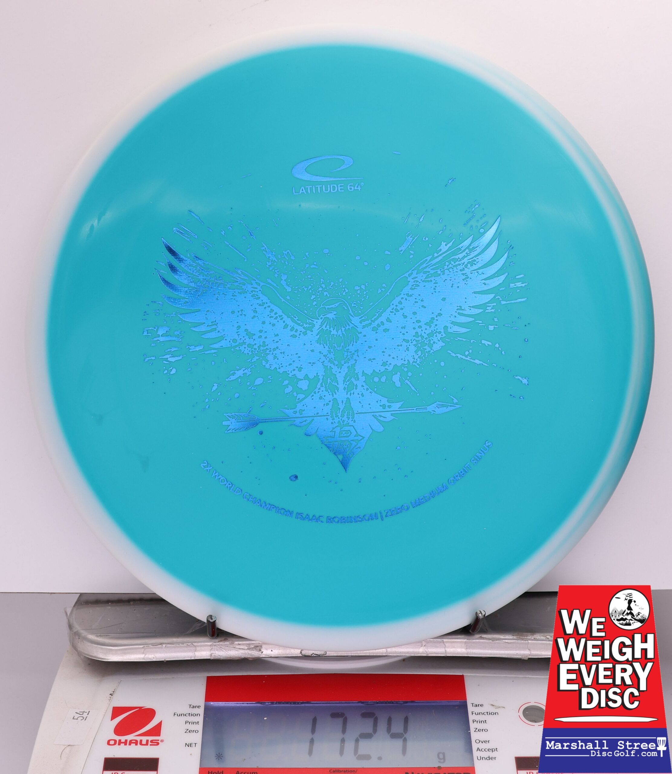 412911 Zero Medium Orbit Sinus, Isaac Robinson 2025 Team Series - #22 White-Blue, 172