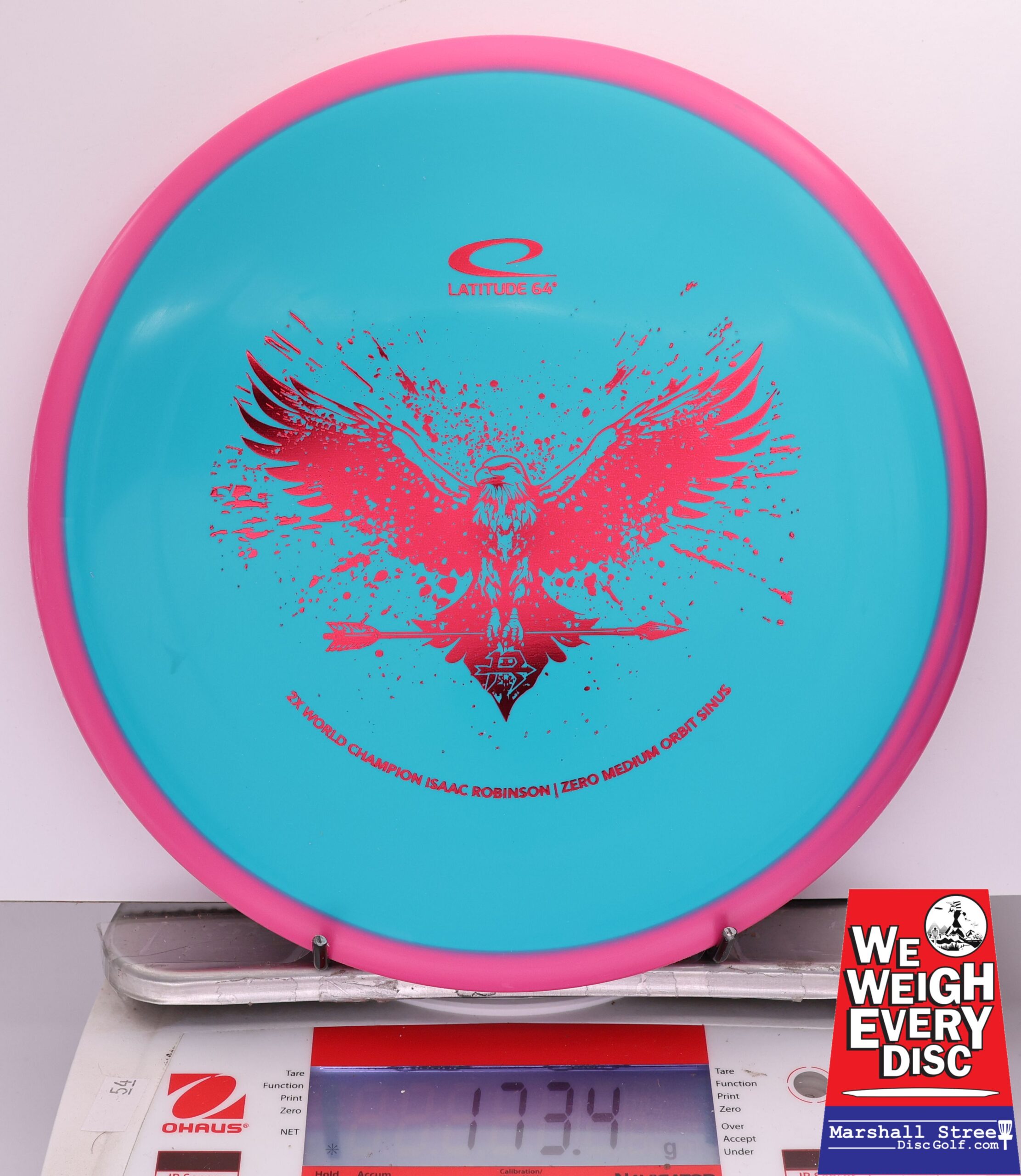412927 Zero Medium Orbit Sinus, Isaac Robinson 2025 Team Series - #38 Pink-Blue, 173