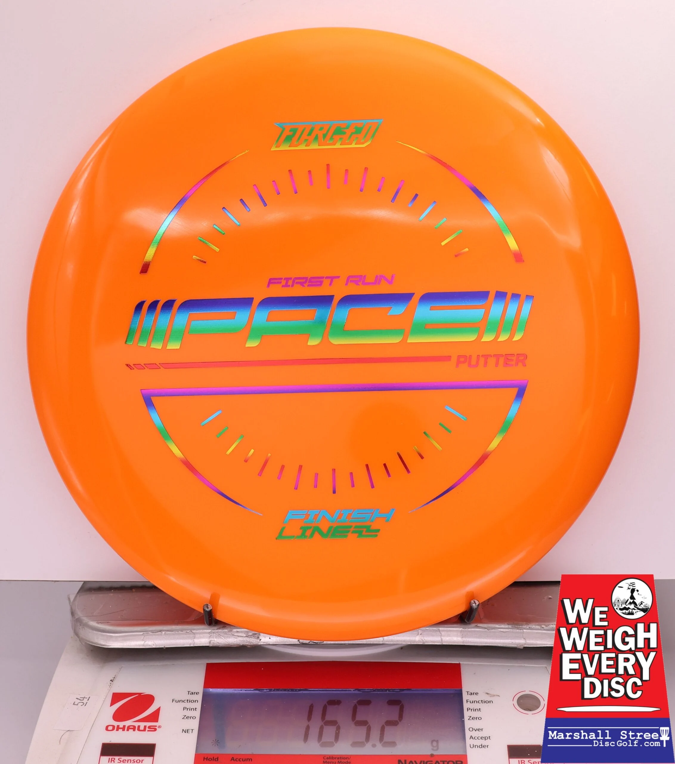 413337 Forged Pace, 1st Run - #318 Orange, 165