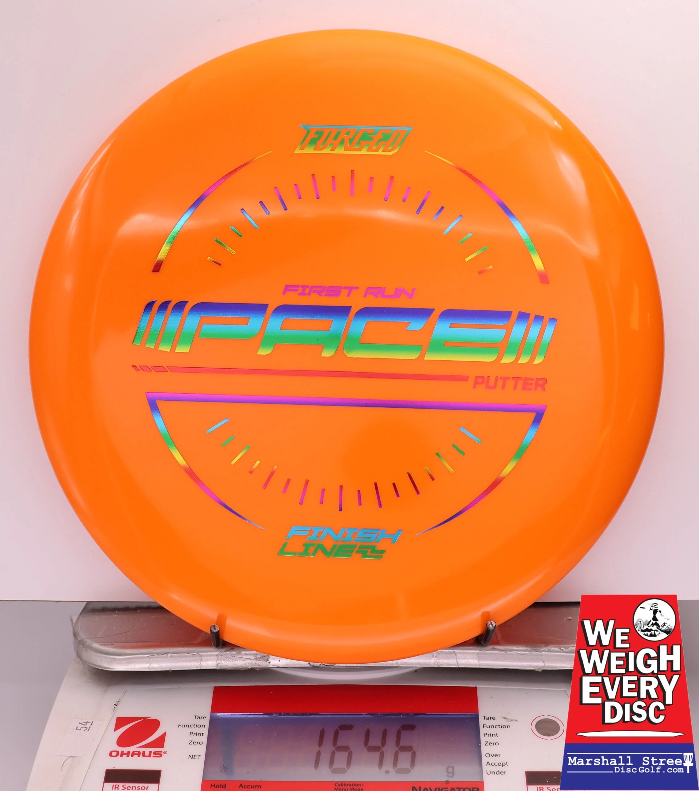 413338 Forged Pace, 1st Run - #319 Orange, 165