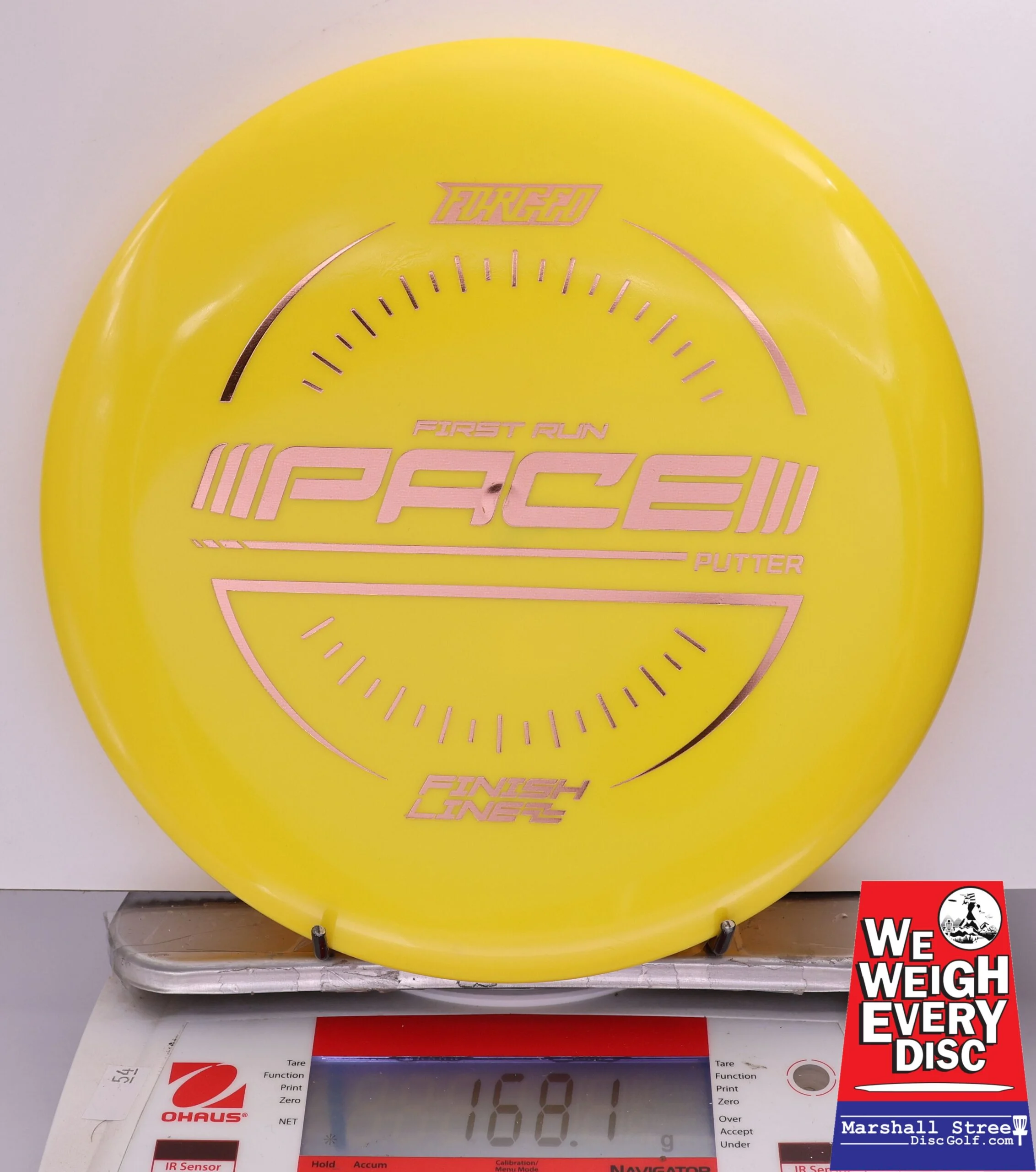 413346 Forged Pace, 1st Run - #327 Yellow, 168