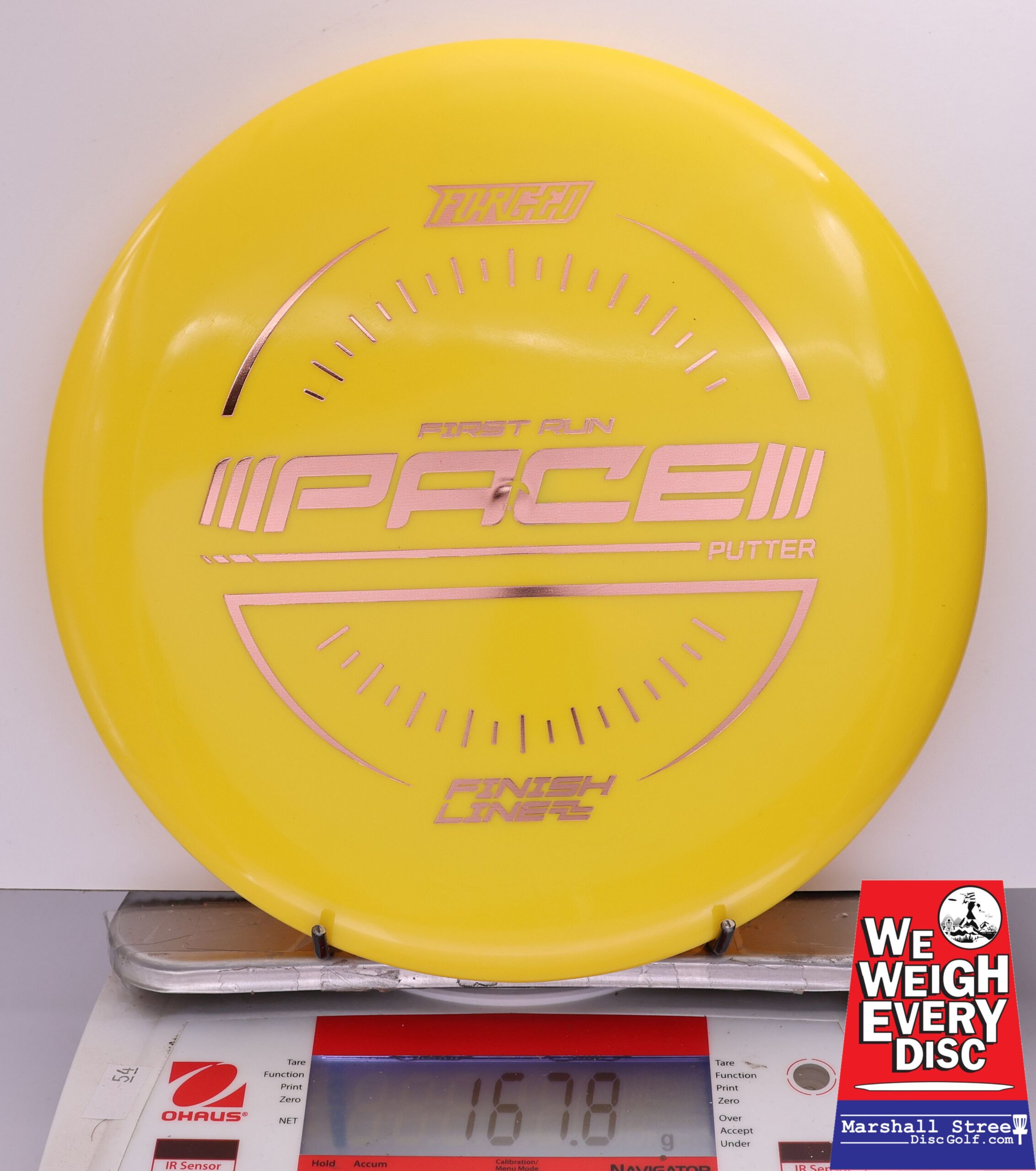 413347 Forged Pace, 1st Run - #328 Yellow, 168