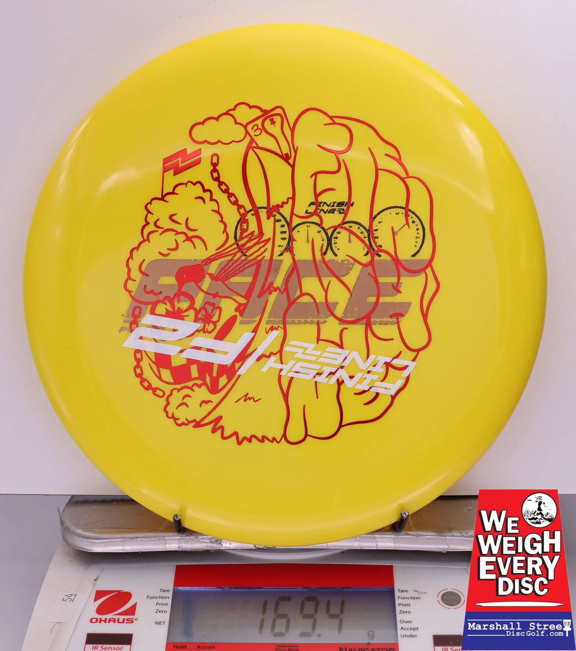 413355 X-Out Forged Pace - #318 Yellow, 169