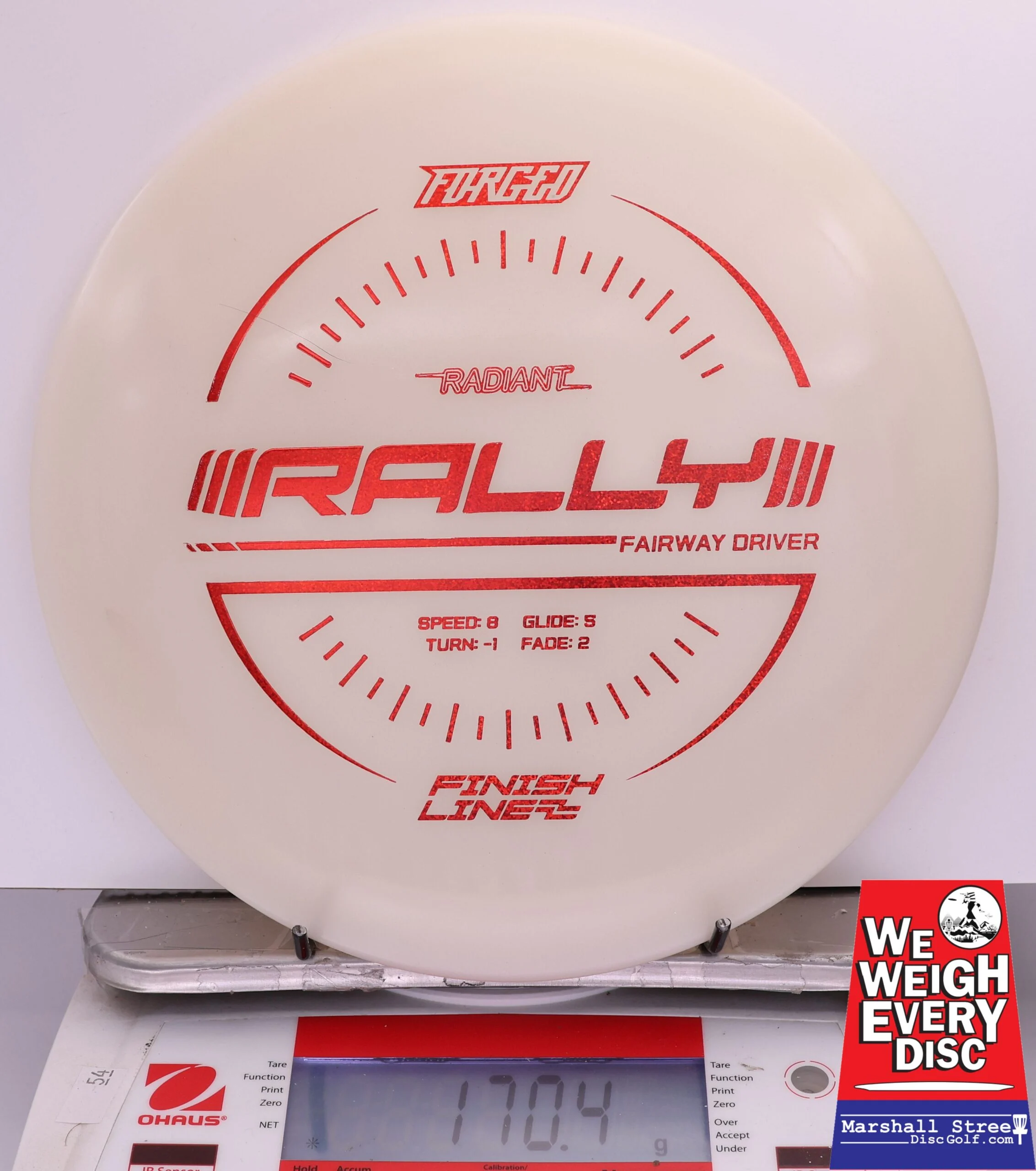 413417 Radiant Forged Rally - #332 White, 170