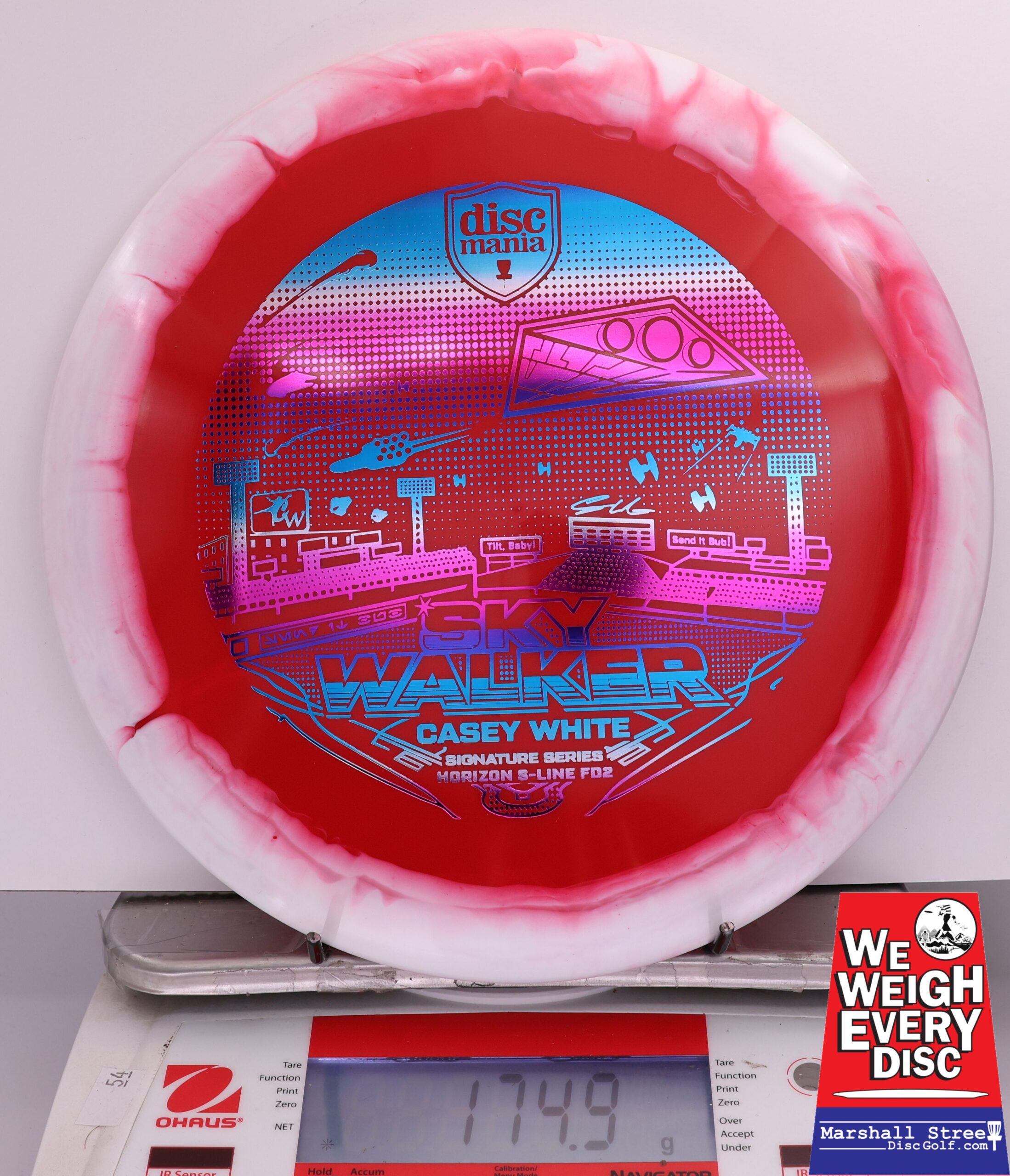 414594 Horizon S-Line FD2, Casey White 2025 Signature Series - Sky Walker 3 - #02 White-Red, 175