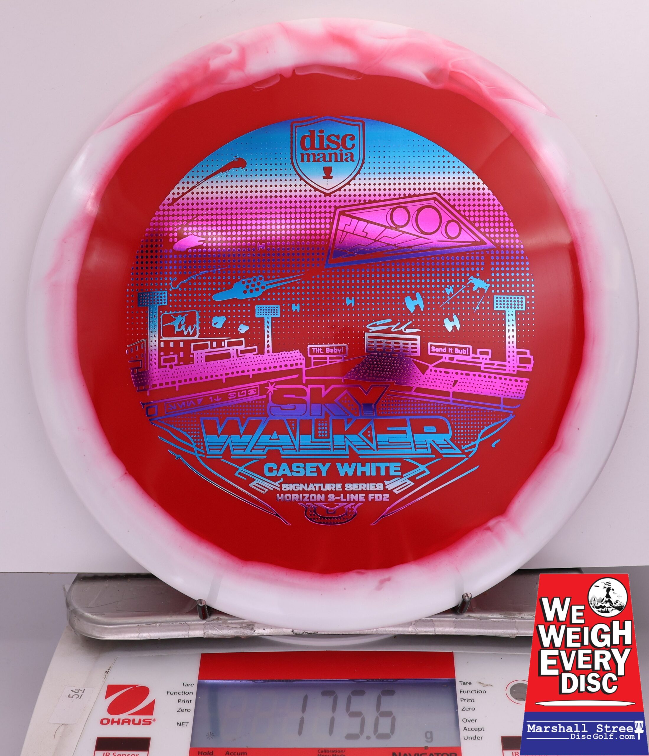 414597 Horizon S-Line FD2, Casey White 2025 Signature Series - Sky Walker 3 - #05 White-Red, 176