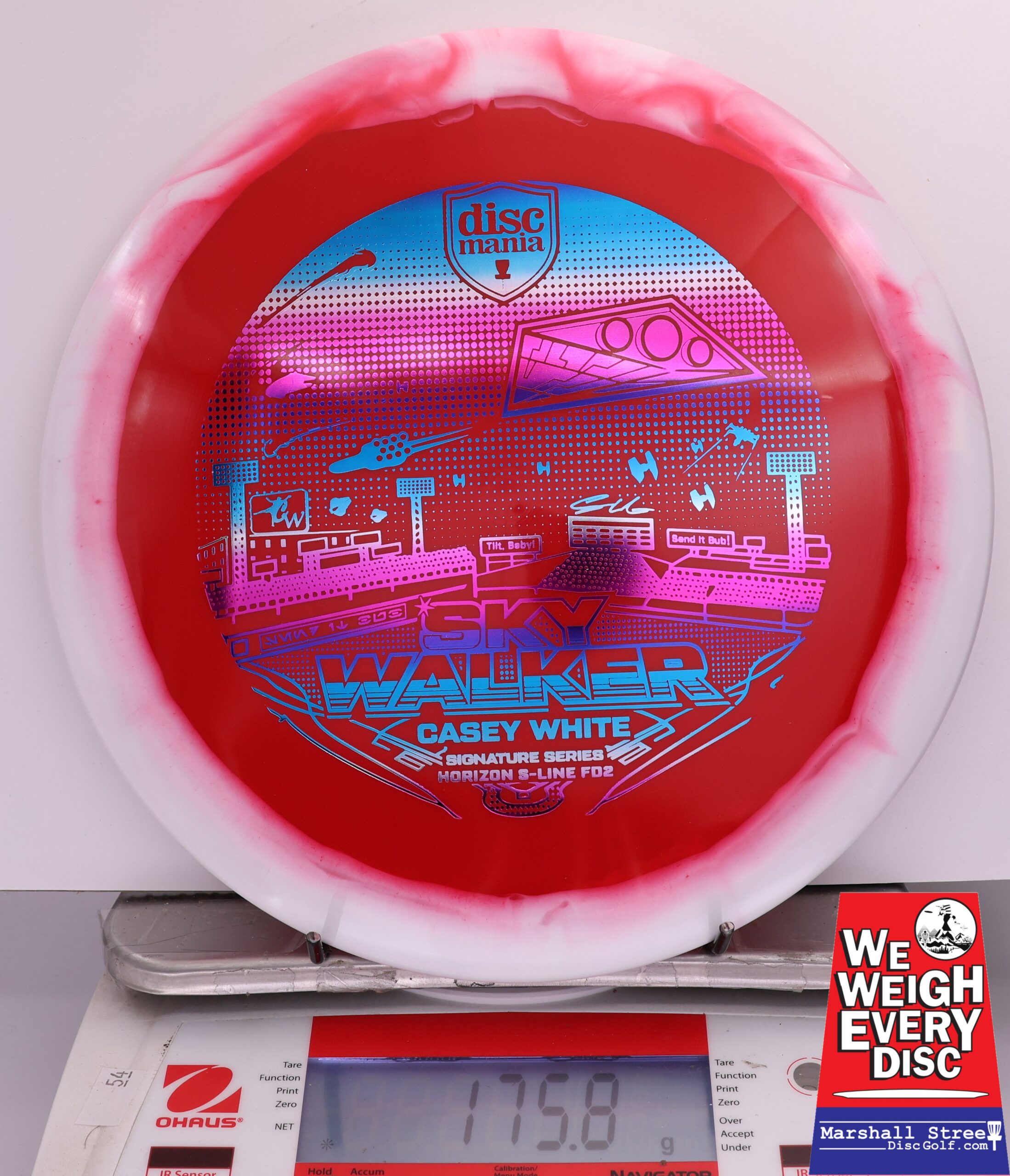 414598 Horizon S-Line FD2, Casey White 2025 Signature Series - Sky Walker 3 - #06 White-Red, 176