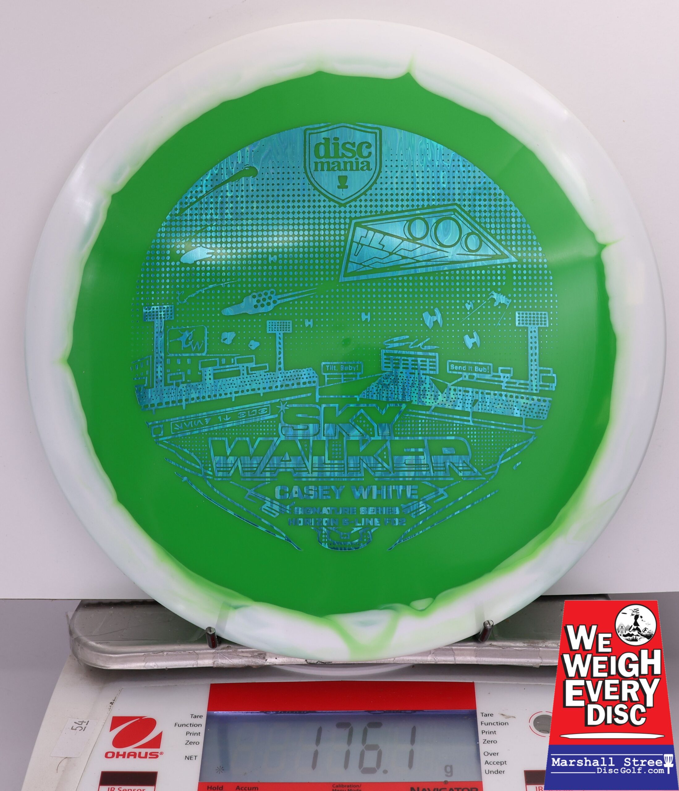 414605 Horizon S-Line FD2, Casey White 2025 Signature Series - Sky Walker 3 - #13 White-Green, 176