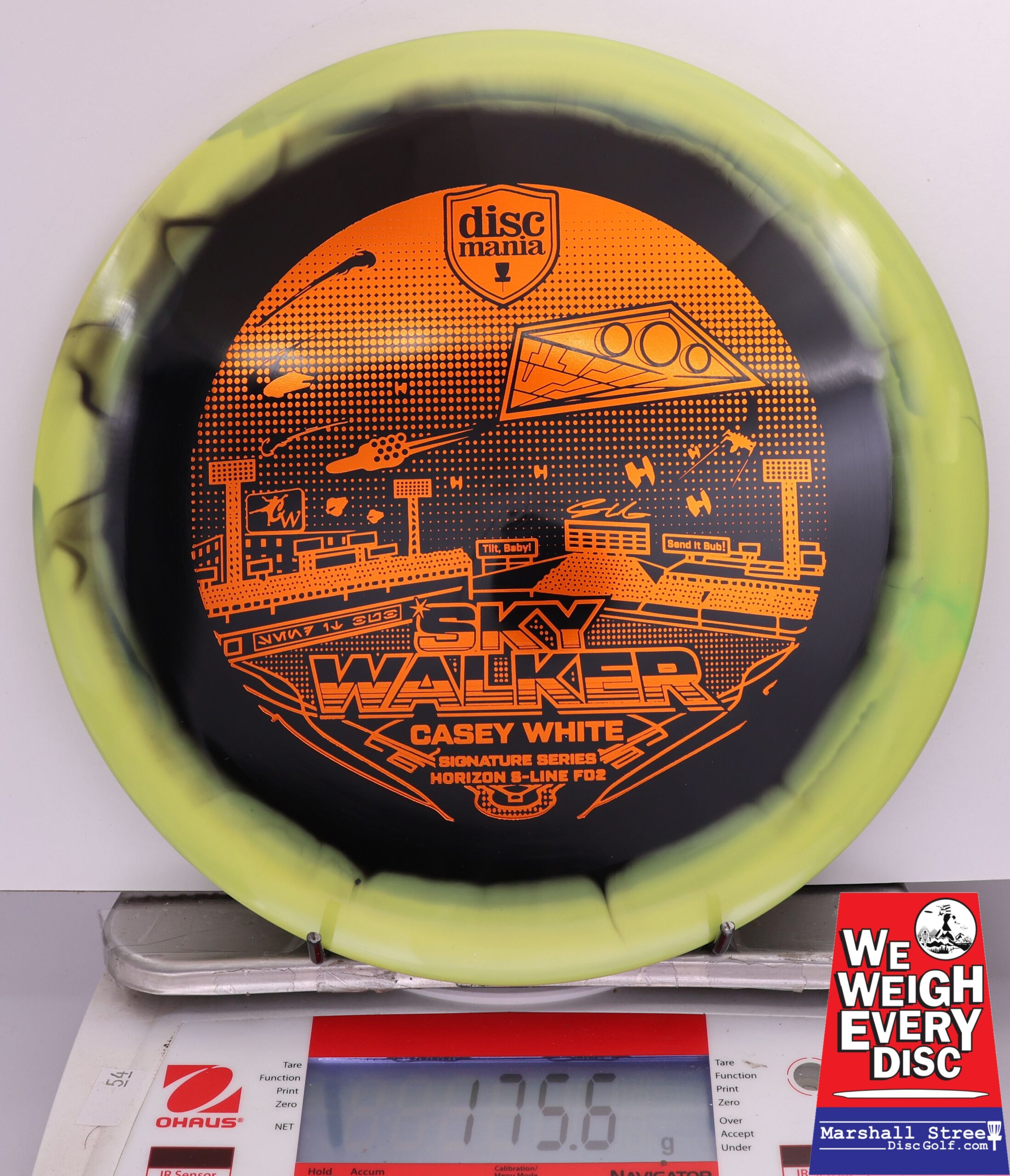 414622 Horizon S-Line FD2, Casey White 2025 Signature Series - Sky Walker 3 - #30 Yellow-Black, 176