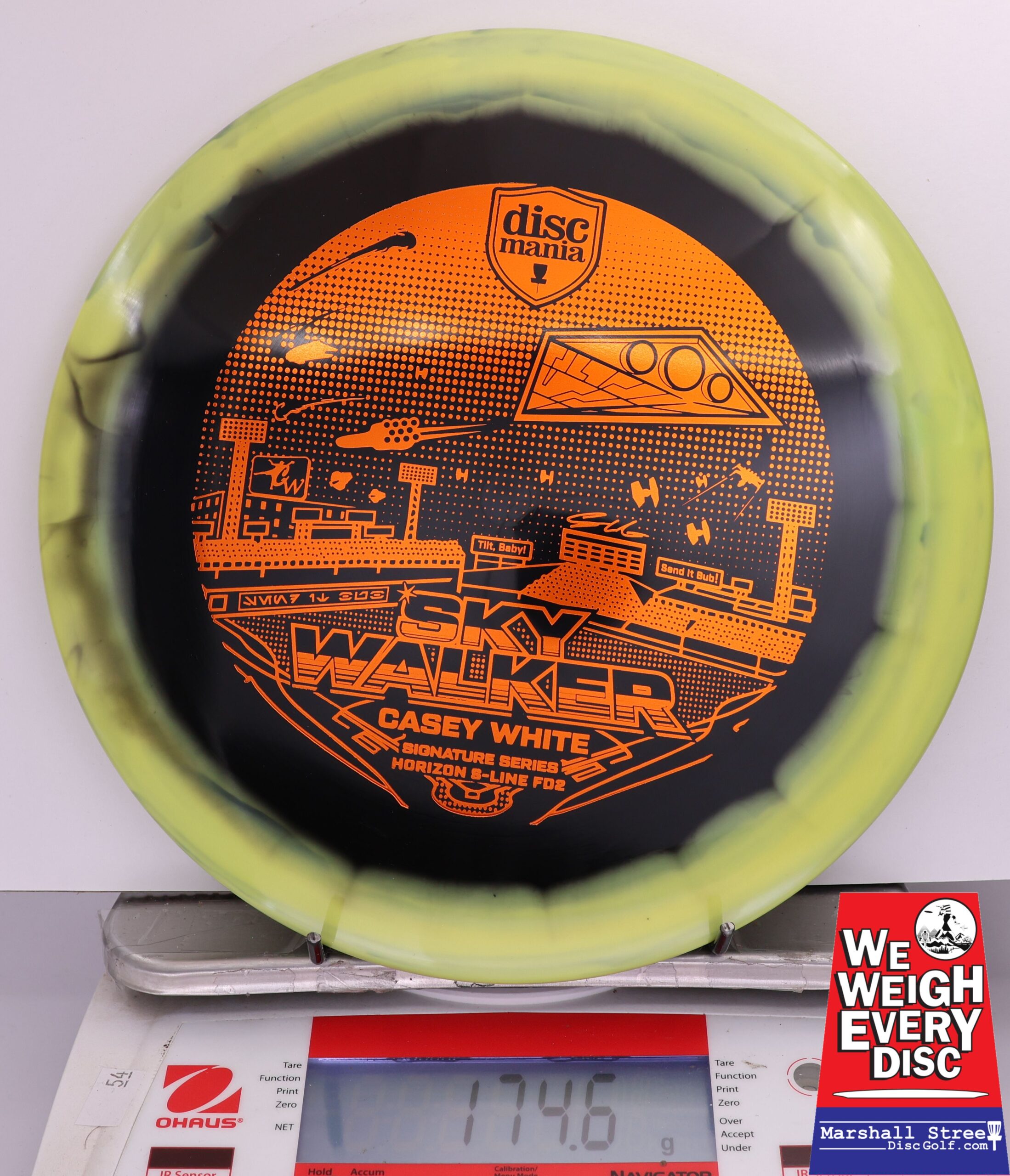 414624 Horizon S-Line FD2, Casey White 2025 Signature Series - Sky Walker 3 - #32 Yellow-Black, 175