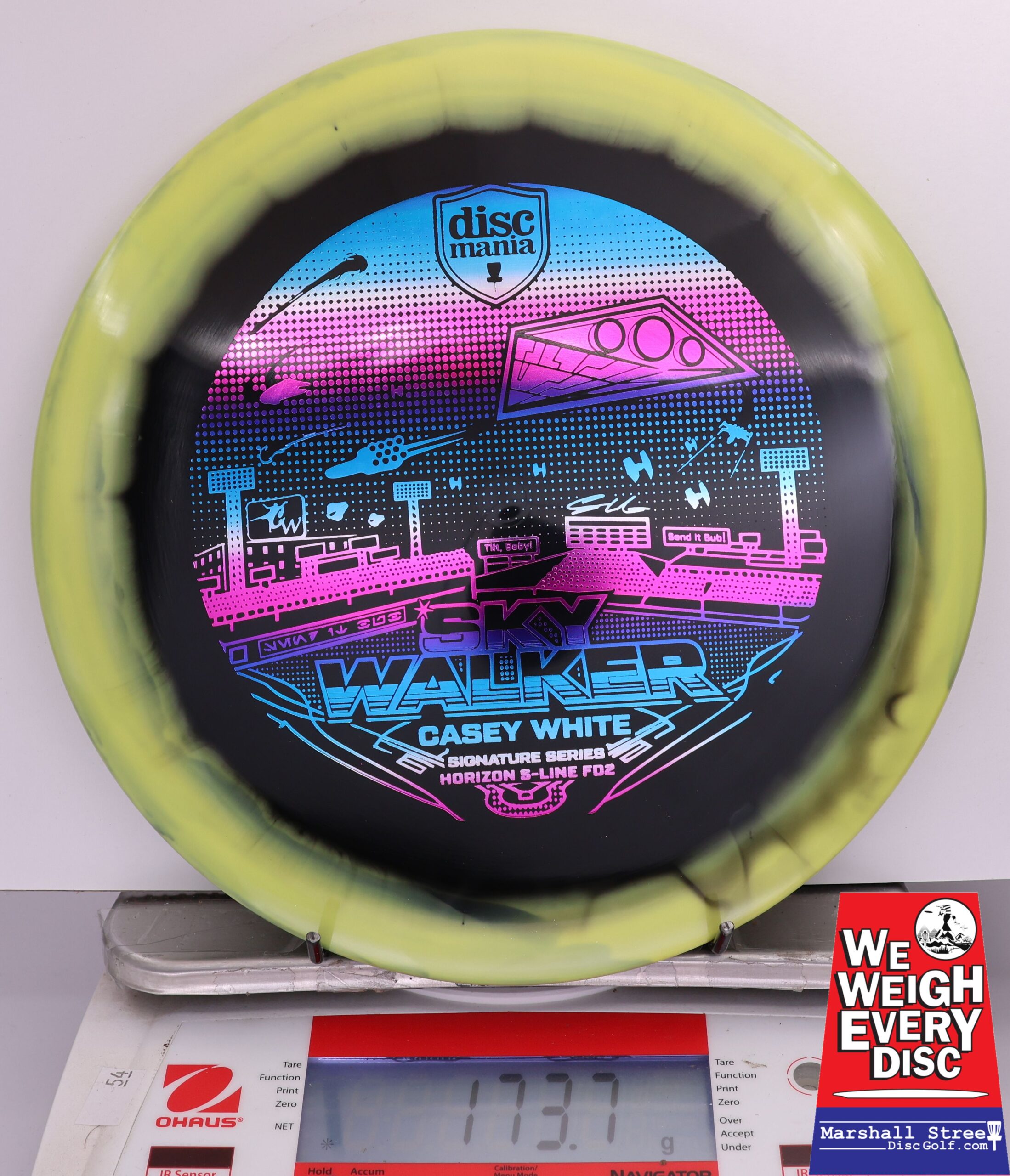 414626 Horizon S-Line FD2, Casey White 2025 Signature Series - Sky Walker 3 - #34 Yellow-Black, 174