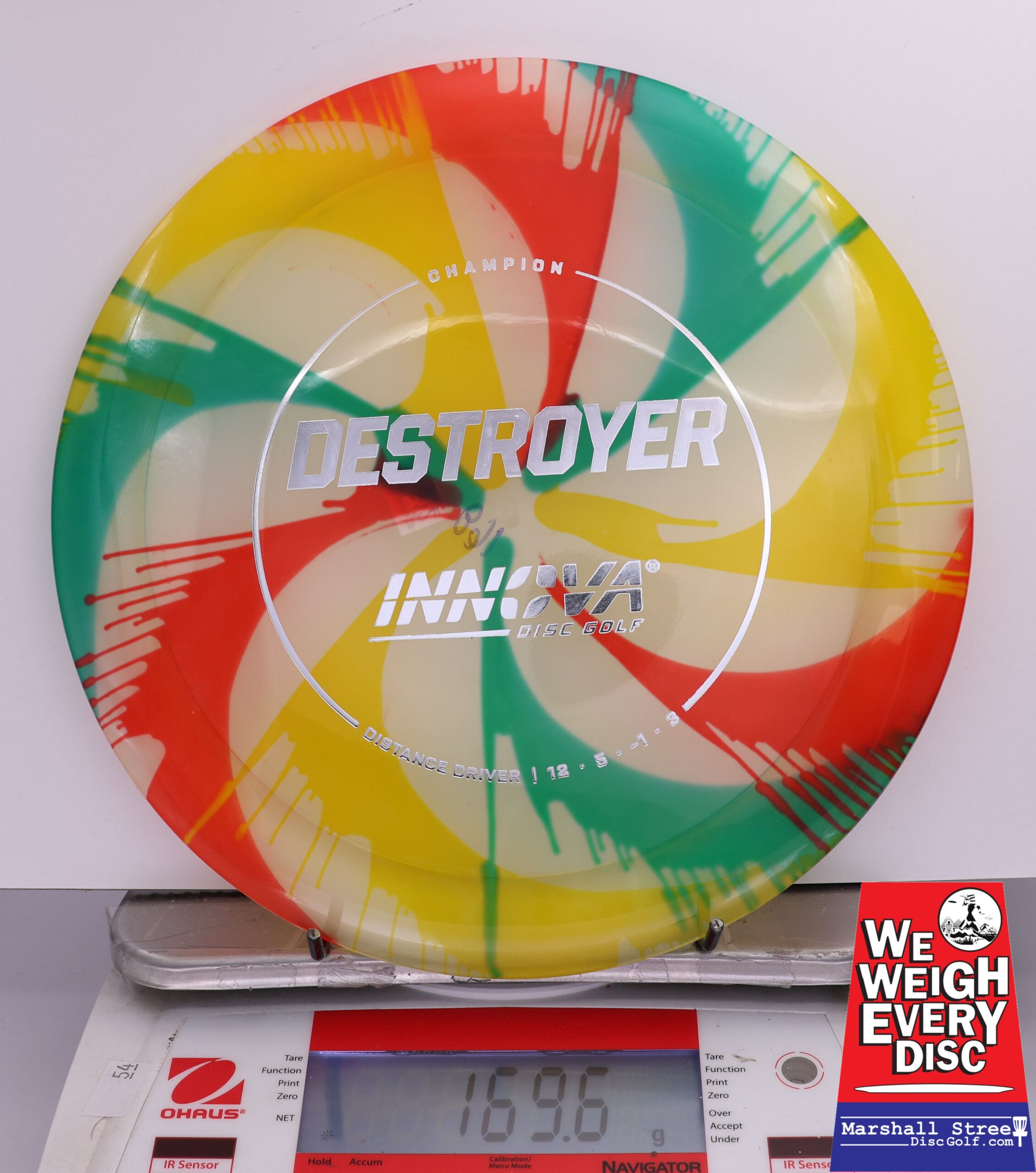 415309 Tie-Dye Champion Destroyer - #812 GreenRedYellow Swoosh, 170