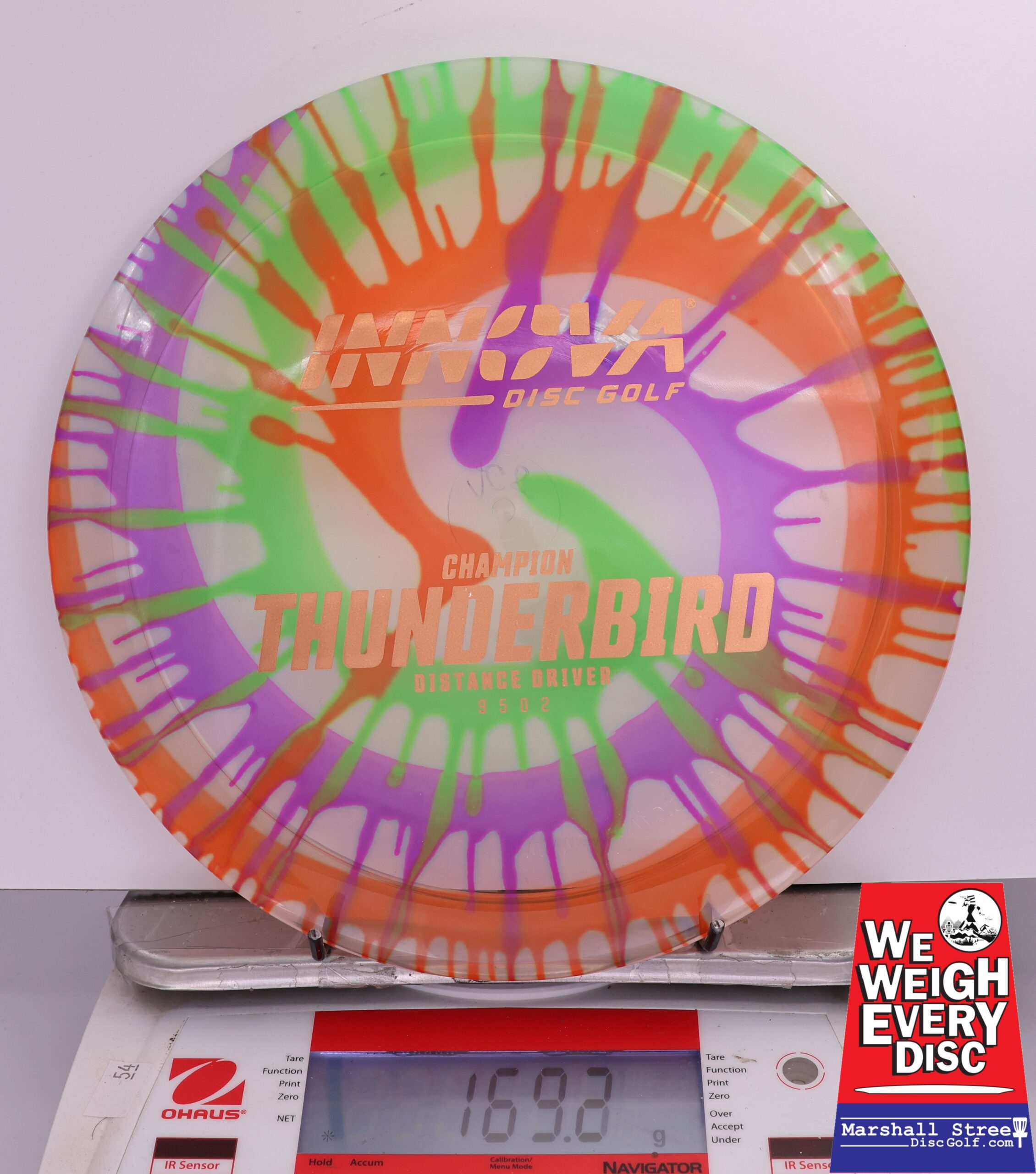 415341 Tie-Dye Champion Thunderbird - #818 PurpleGreenOrange Swoosh, 169