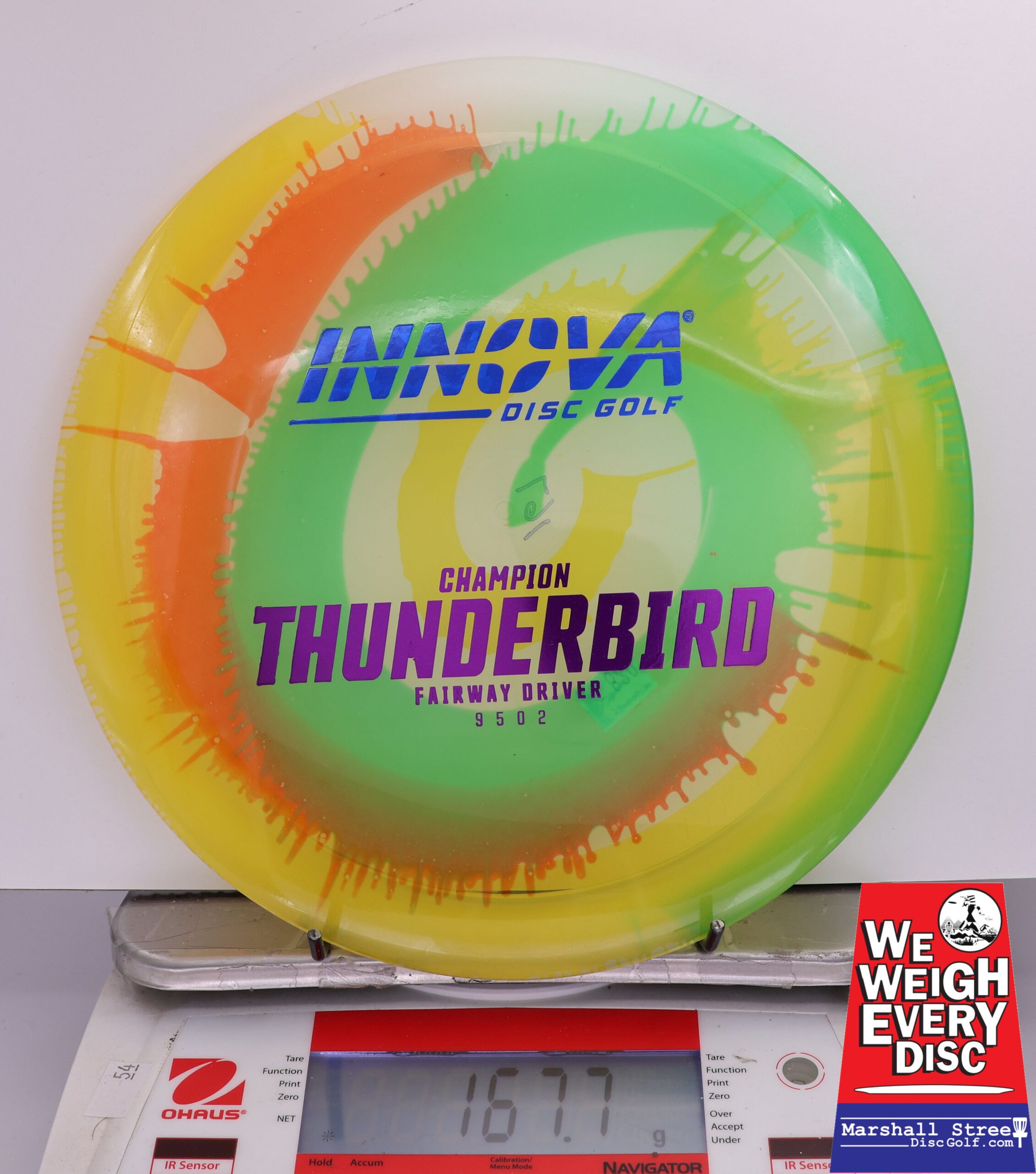 415343 Tie-Dye Champion Thunderbird - #820 YellowOrangeGreen Swoosh, 168