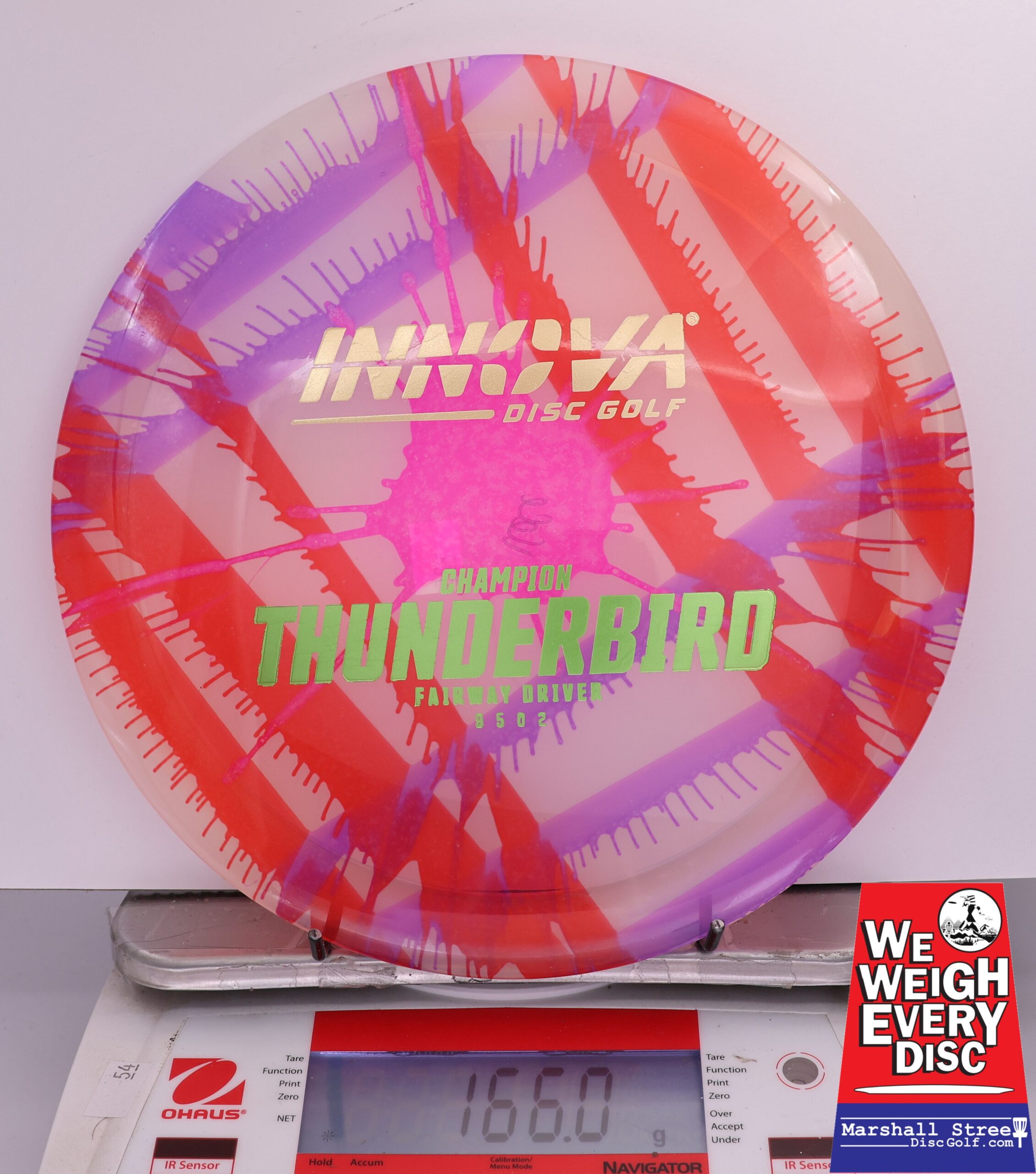 415348 Tie-Dye Champion Thunderbird - #825 RedPurplePink Grid, 166