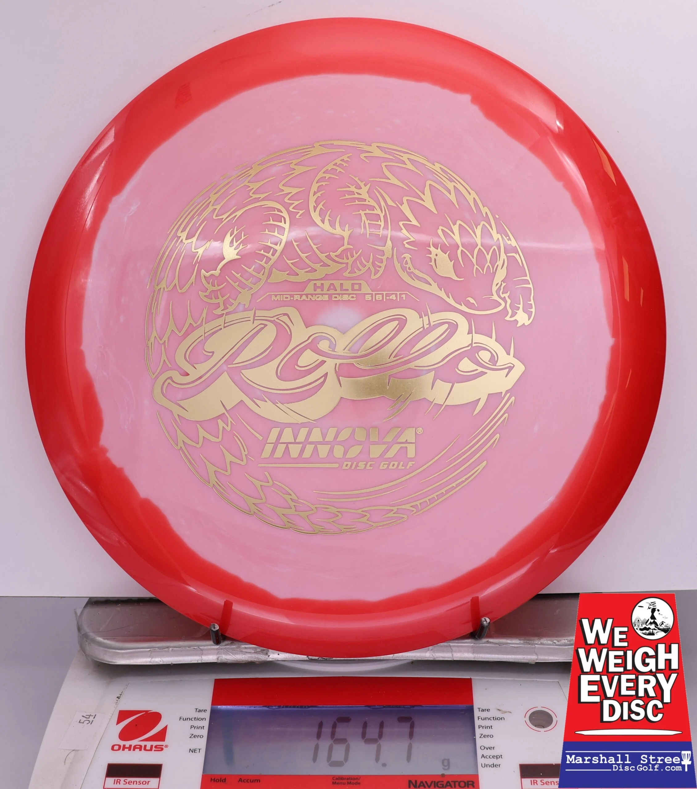 415439 Halo Star Rollo - #814 Red-White, 165