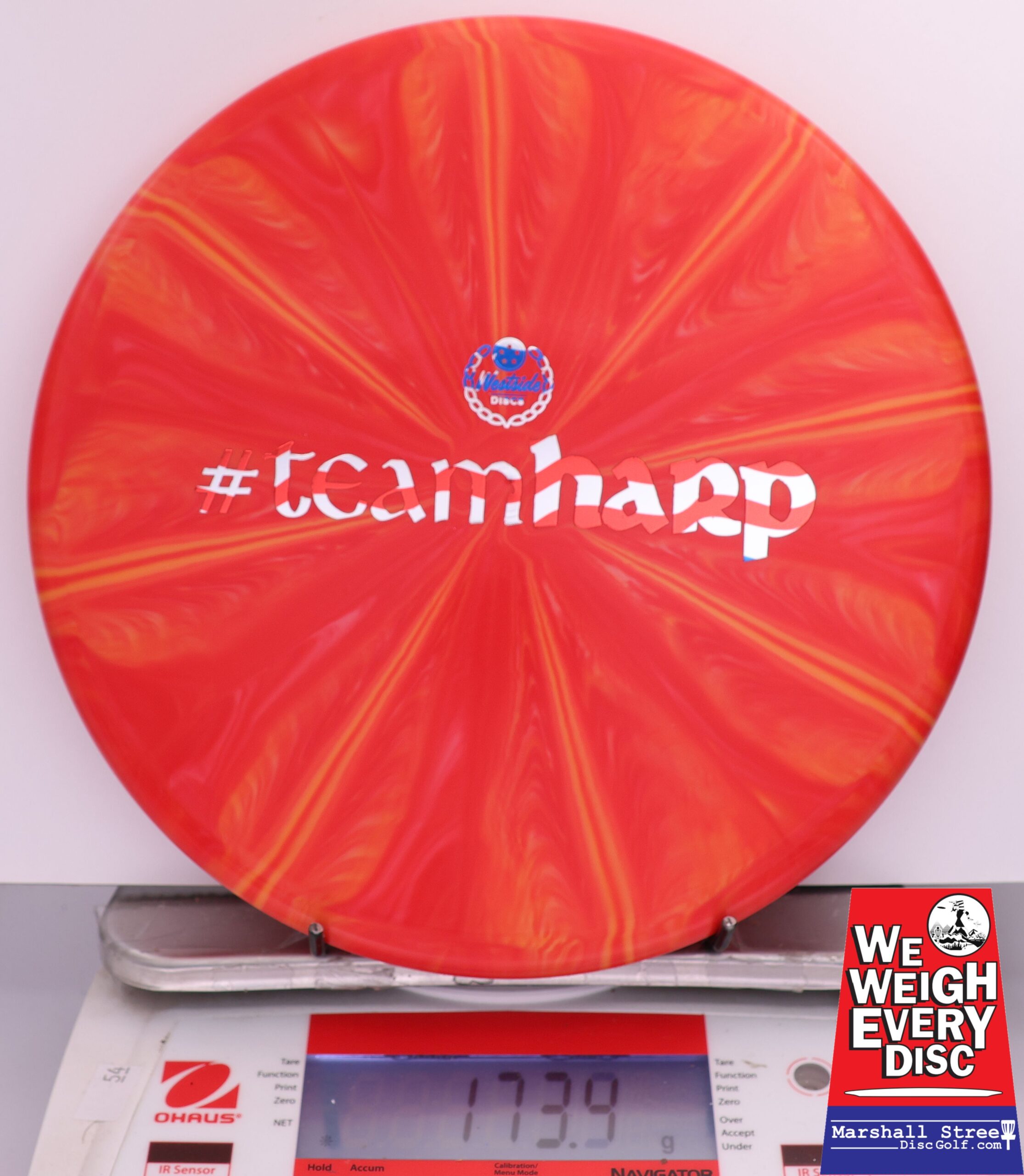 416140 Origio Burst Harp, Team Harp - #08 RedOrange, 173