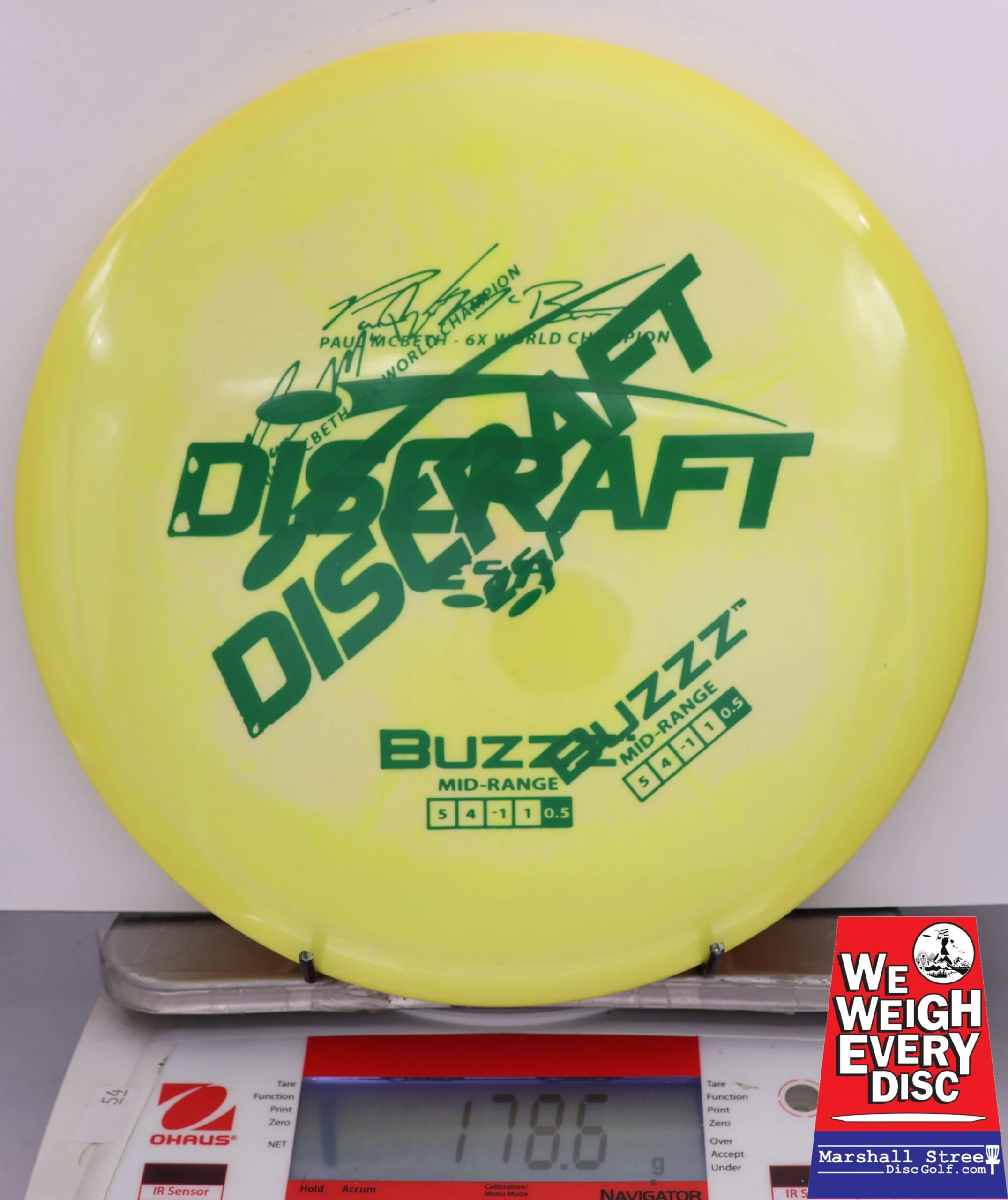 417280 X-Out ESP Buzzz, Paul McBeth 6X - #232 NYellow, 179