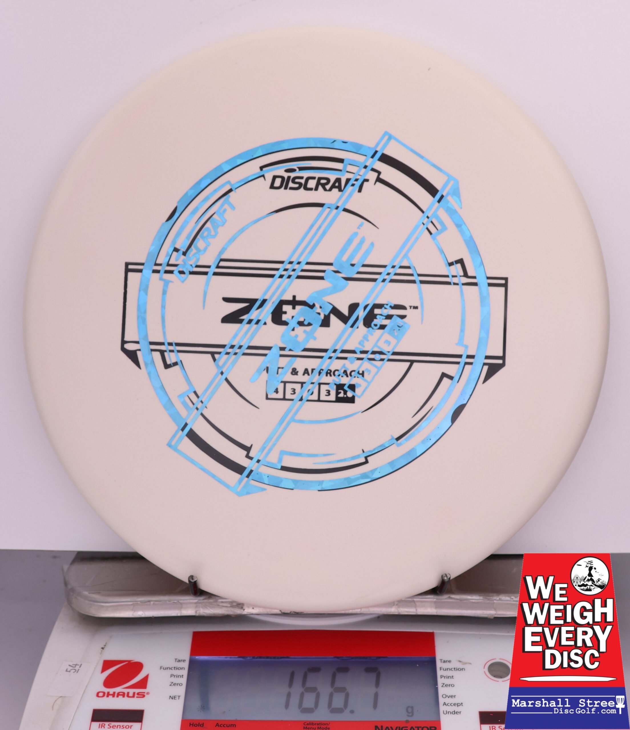 417925 X-Out Putter Line Hard Zone - #229 White, 167