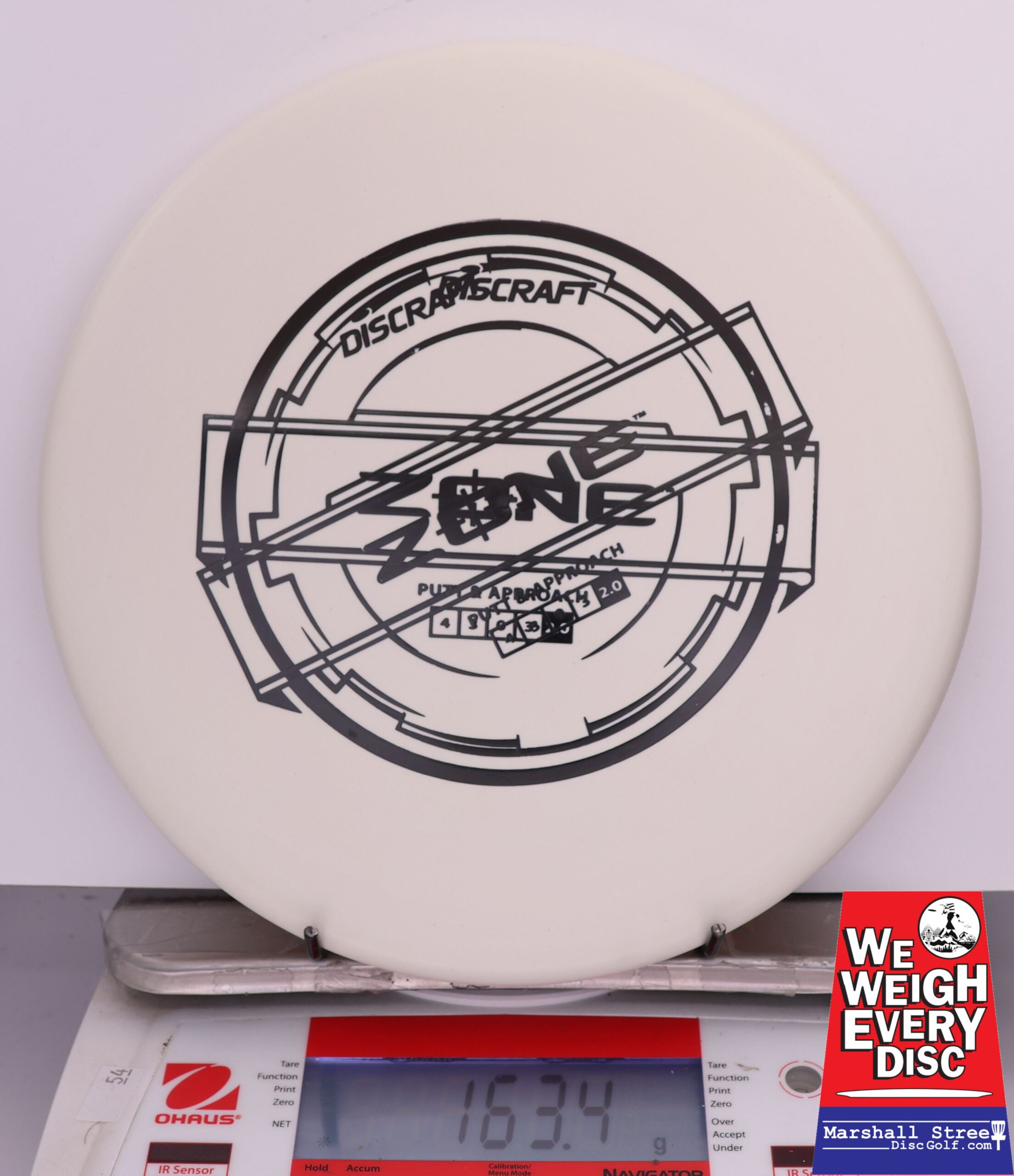 417931 X-Out Putter Line Hard Zone - #235 White, 163