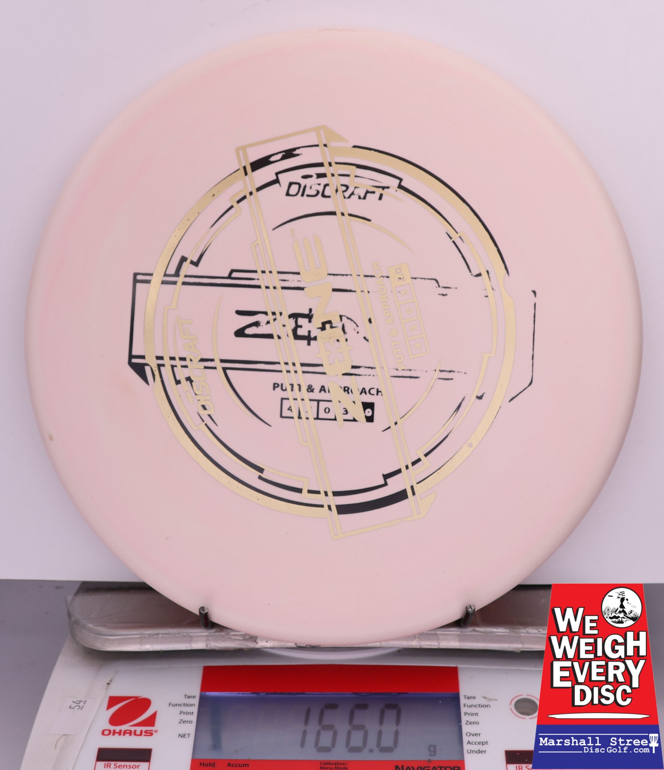 417934 X-Out Putter Line Hard Zone - #238 Barely Pink, 166