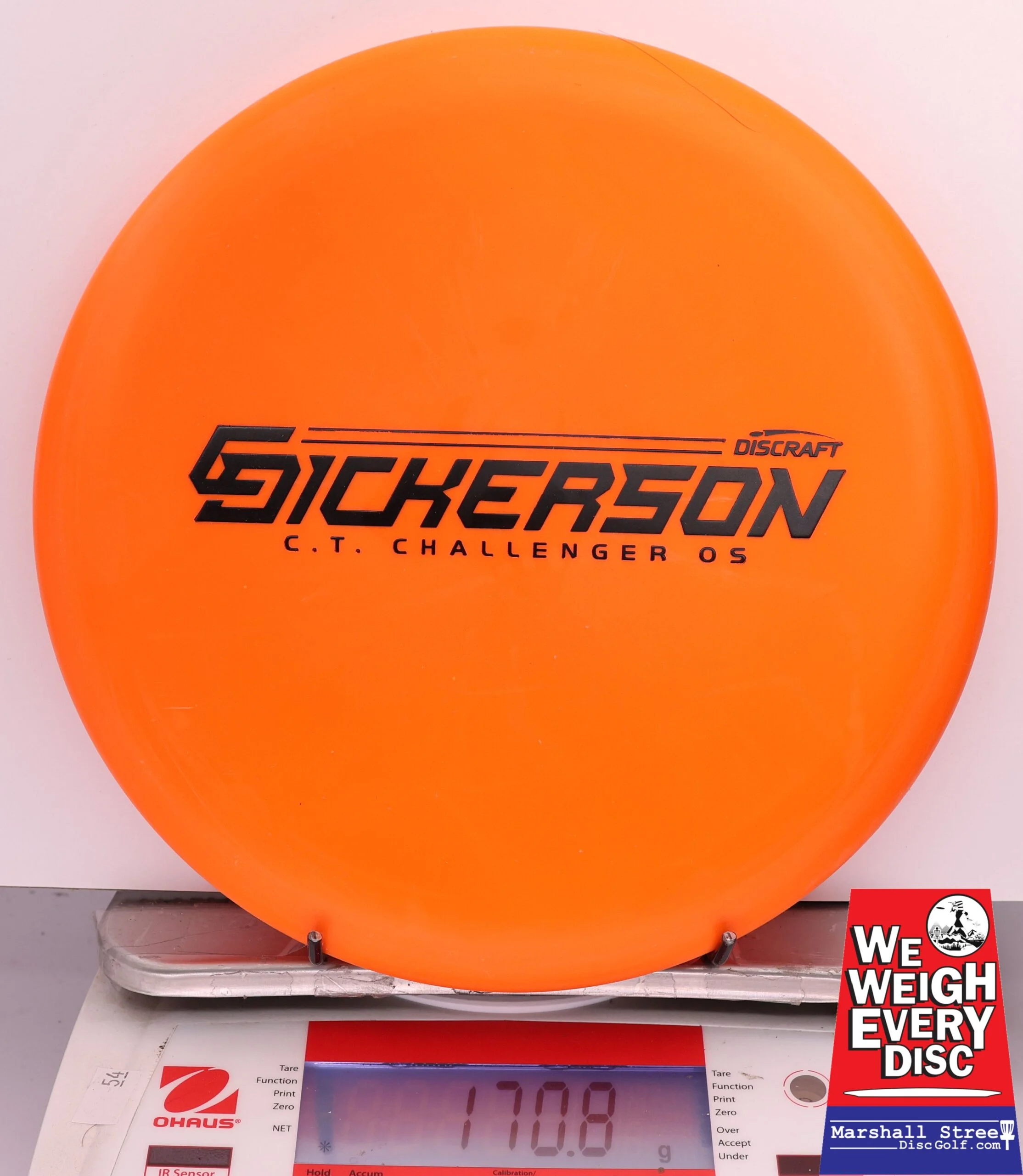 418369 Crazy Tuff Challenger OS, Chris Dickerson Team Discraft - #02 Orange, 171