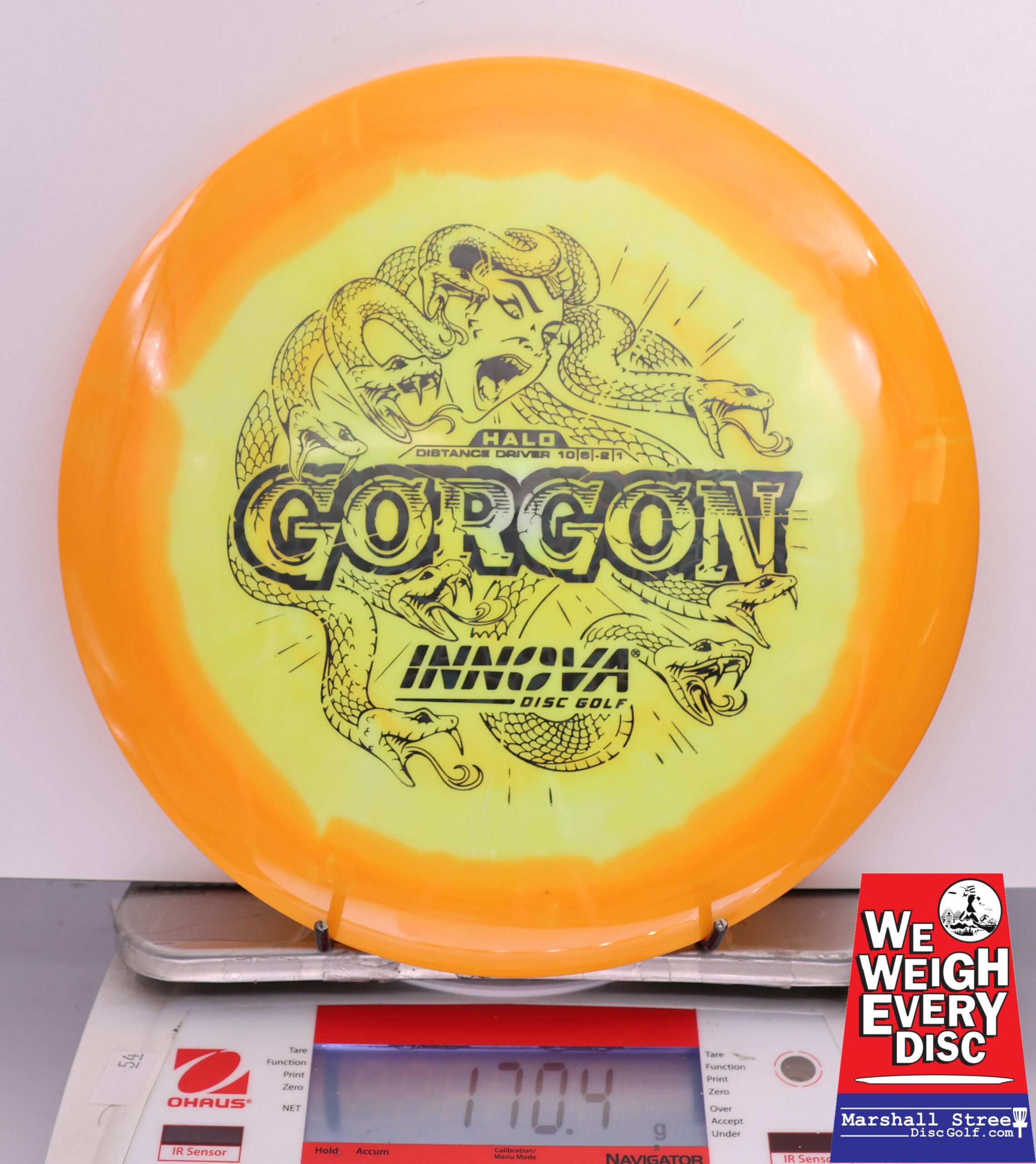 418531 Halo Star Gorgon - #61 Orange-Yellow, 170