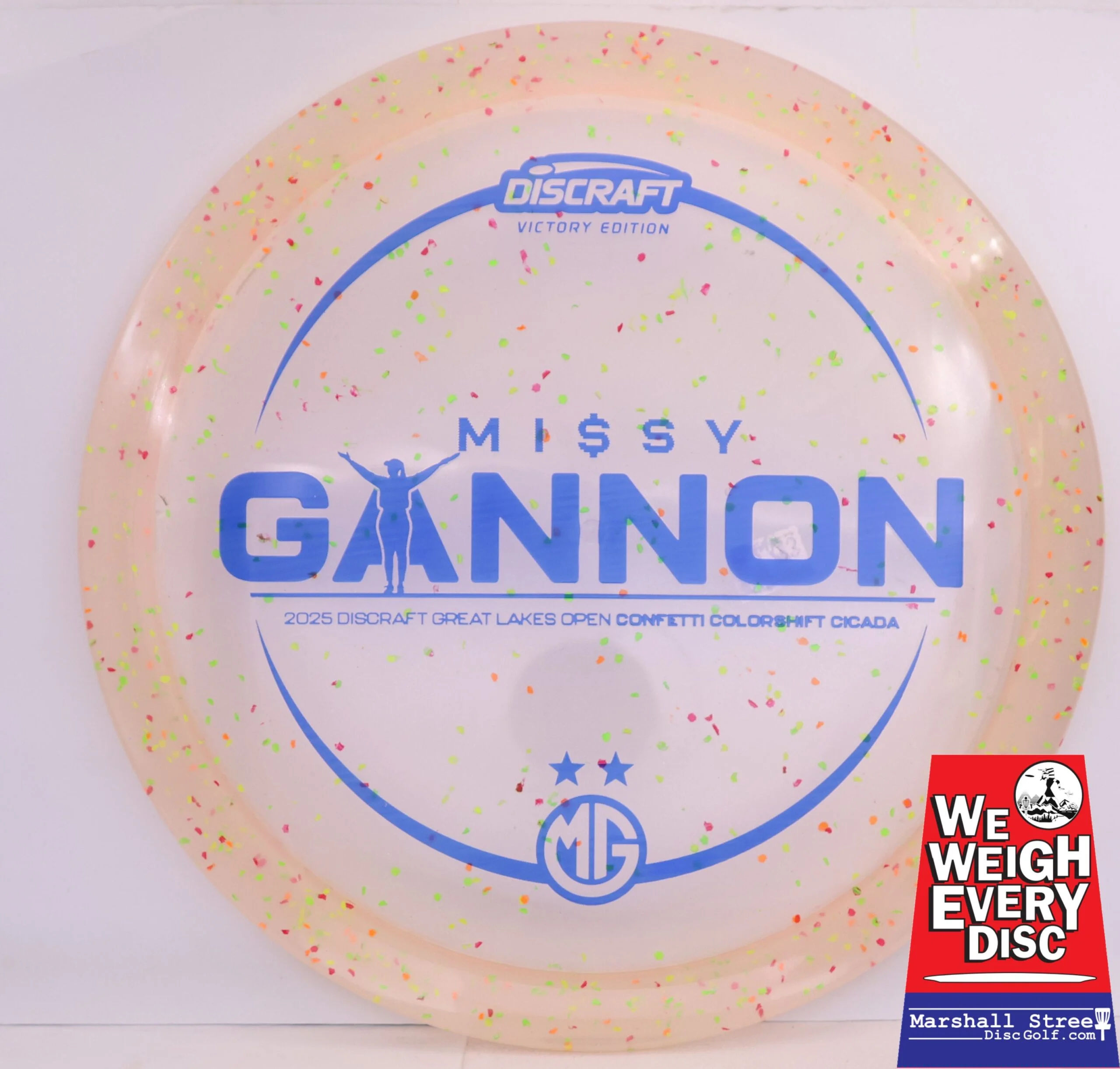 Z Colorshift Confetti Cicada, Missy Gannon 2025 DGLO Champion - Image 3