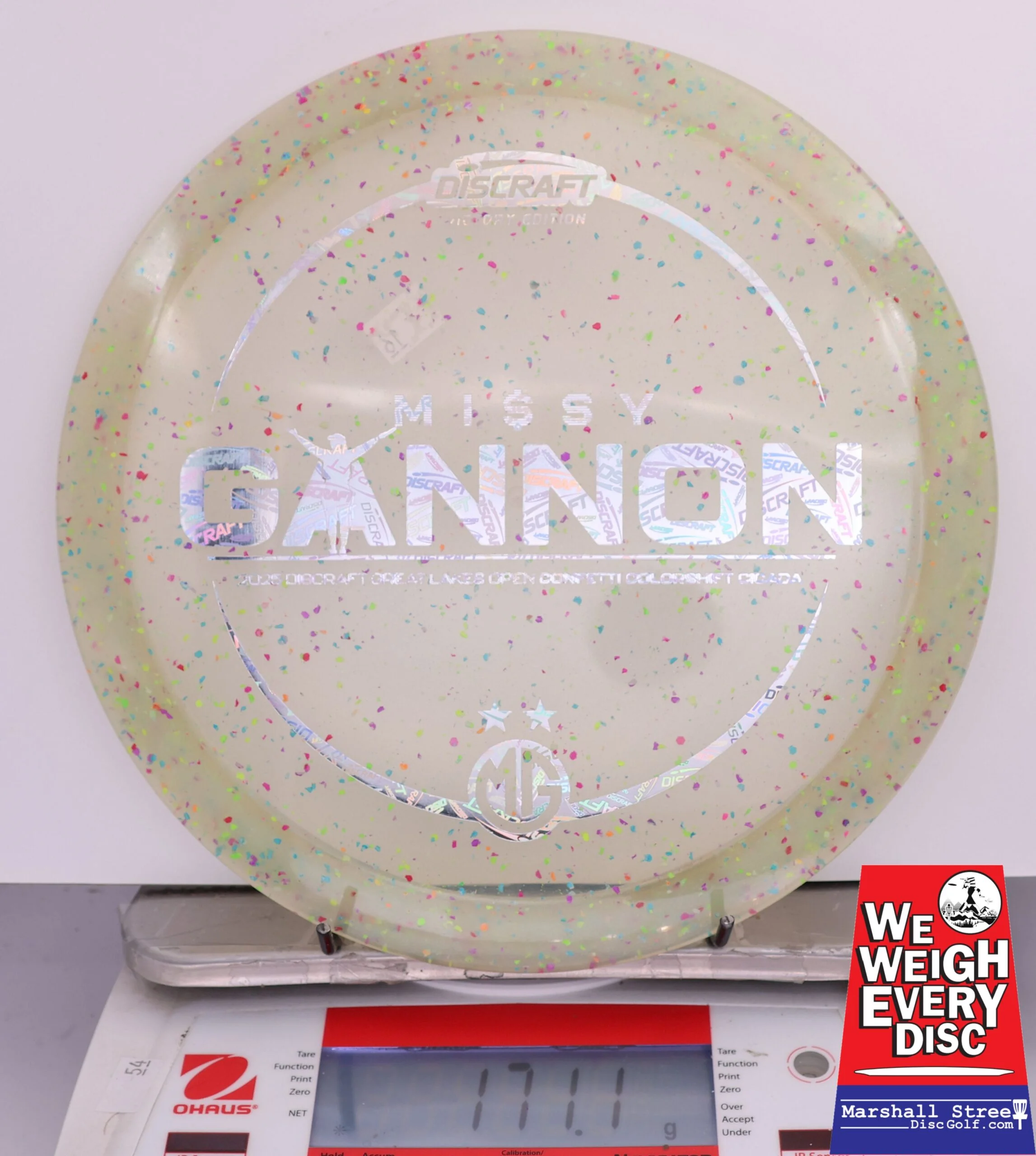 419073 Z Colorshift Confetti Cicada, Missy Gannon 2025 DGLO Champion - #16 Green, 171