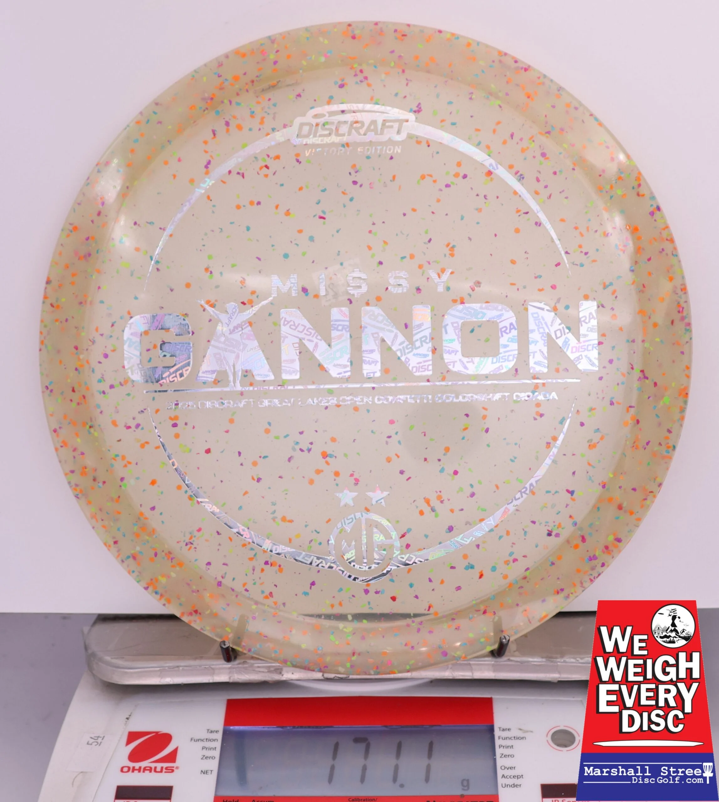 419081 Z Colorshift Confetti Cicada, Missy Gannon 2025 DGLO Champion - #24 Orange, 171