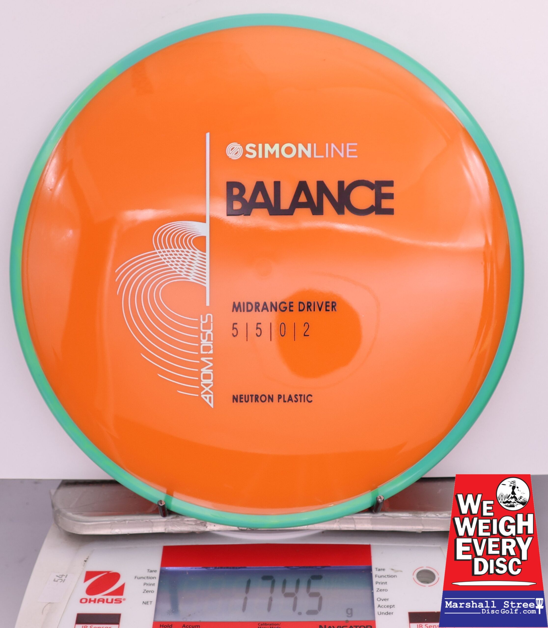 419435 Simon Line Neutron Balance - #33 Aqua-Orange, 175