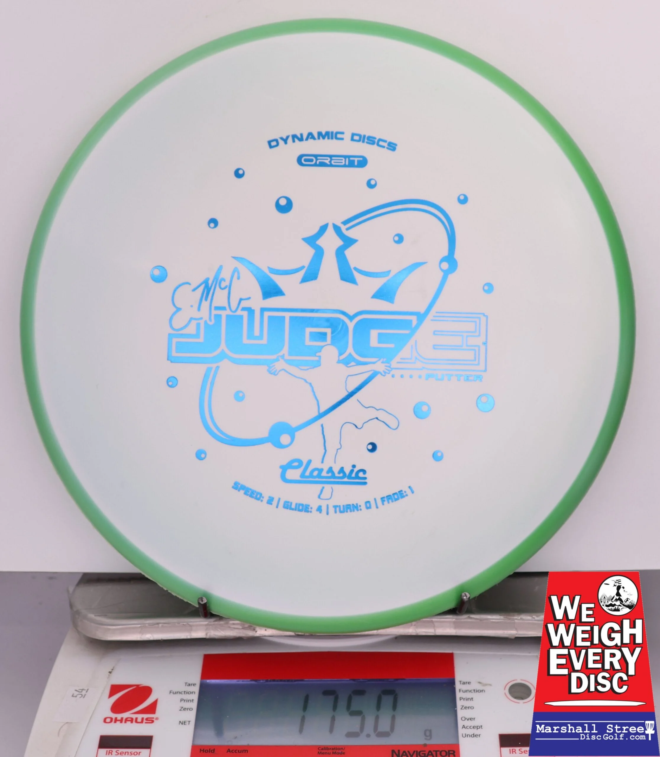 419971 Classic Orbit EMac Judge - #645 Green-White, 175