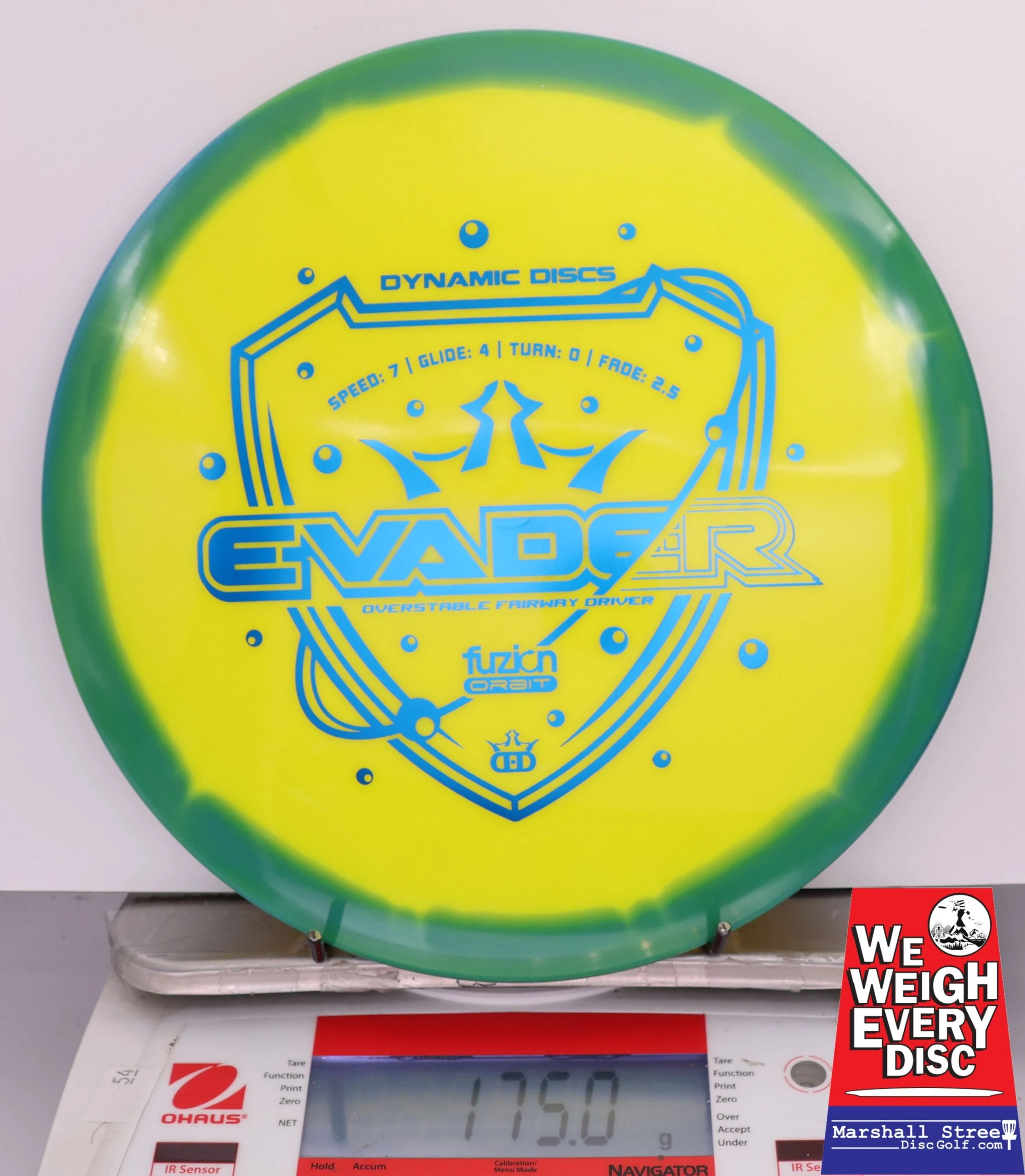 420006 Fuzion Orbit Evader - #647 Green-Yellow, 175