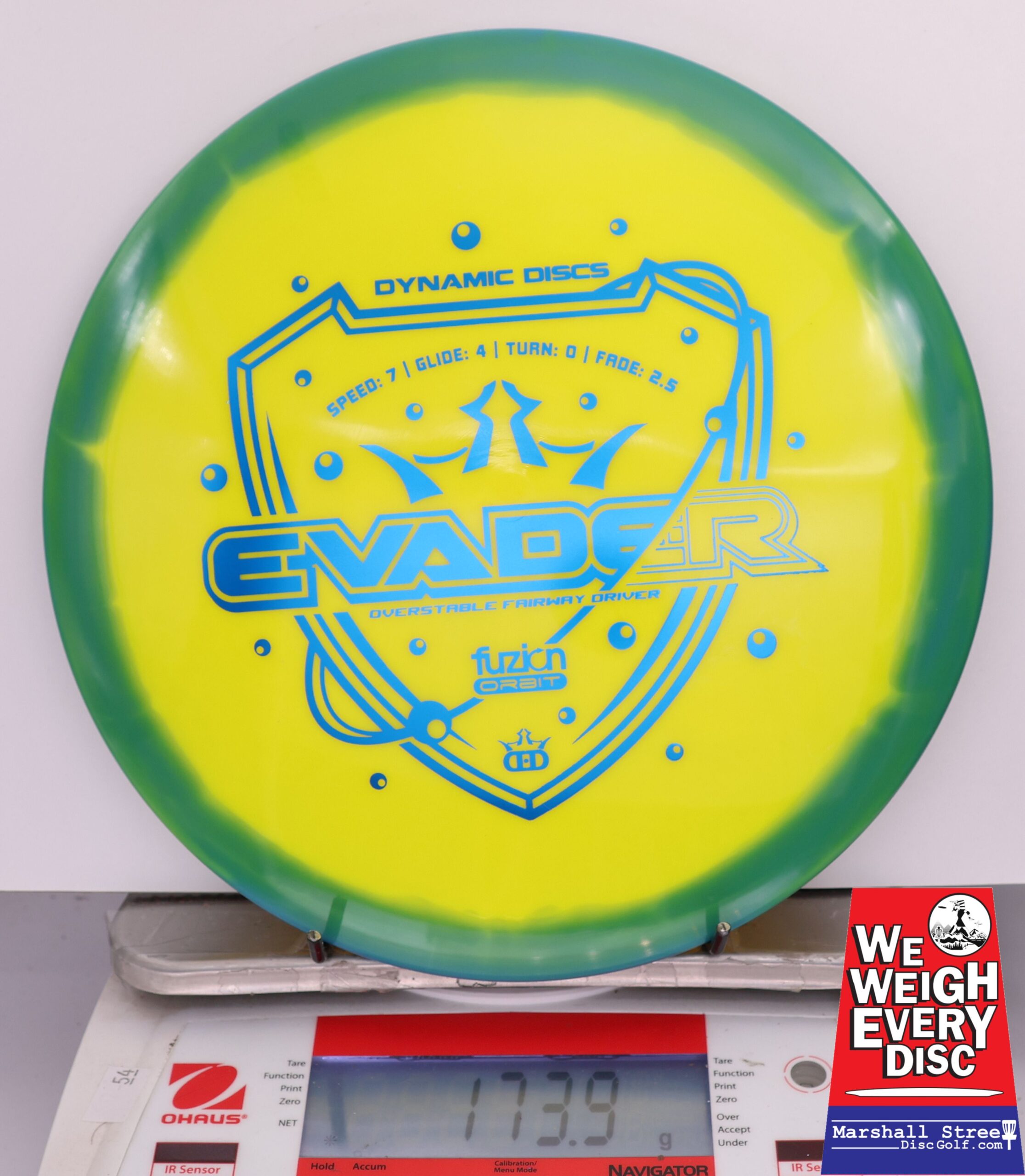 420007 Fuzion Orbit Evader - #648 Green-Yellow, 174