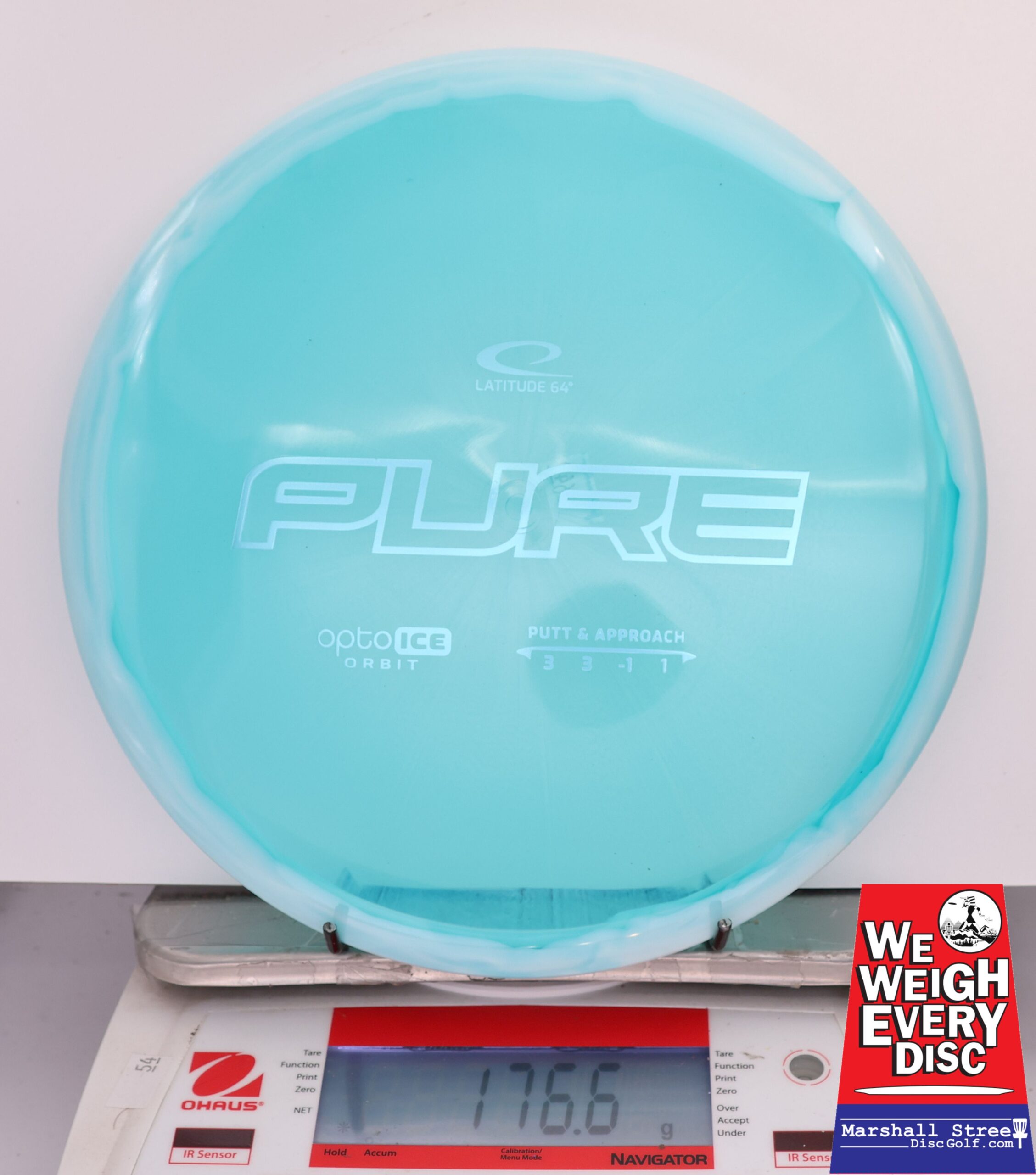 420517 Opto Ice Orbit Pure - #649 White-LtBlue, 177