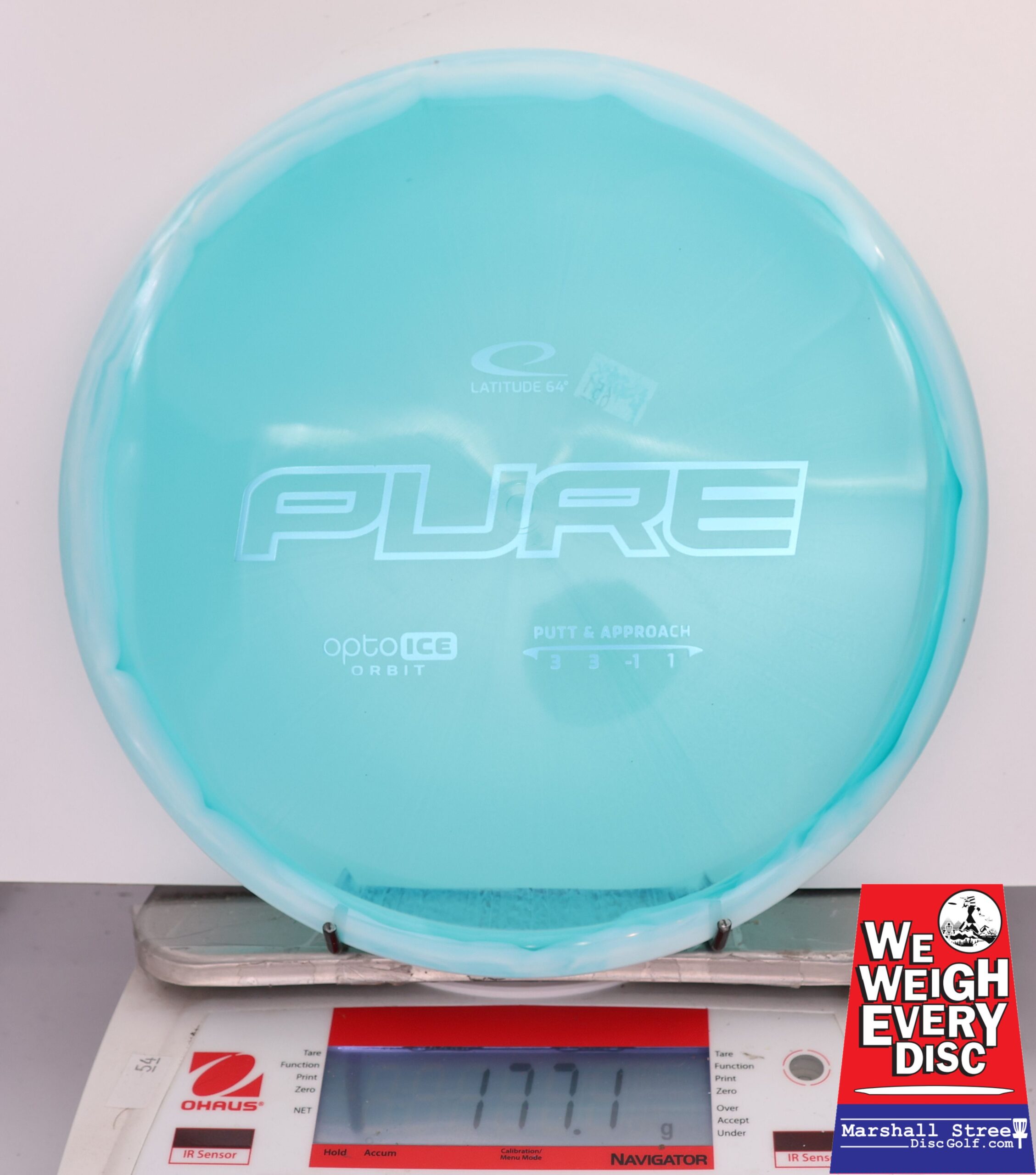 420519 Opto Ice Orbit Pure - #651 White-LtBlue, 177