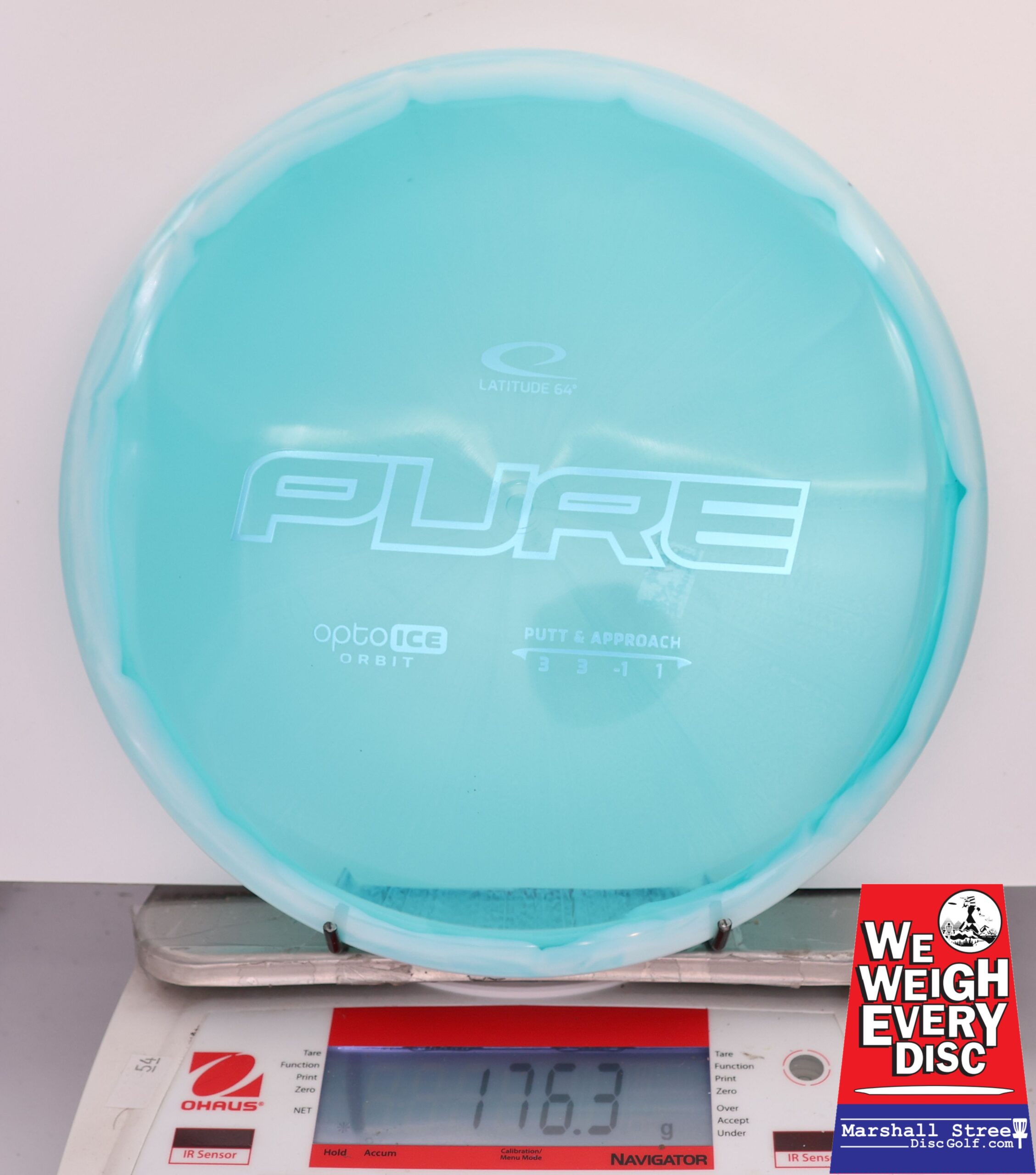 420520 Opto Ice Orbit Pure - #652 White-LtBlue, 176
