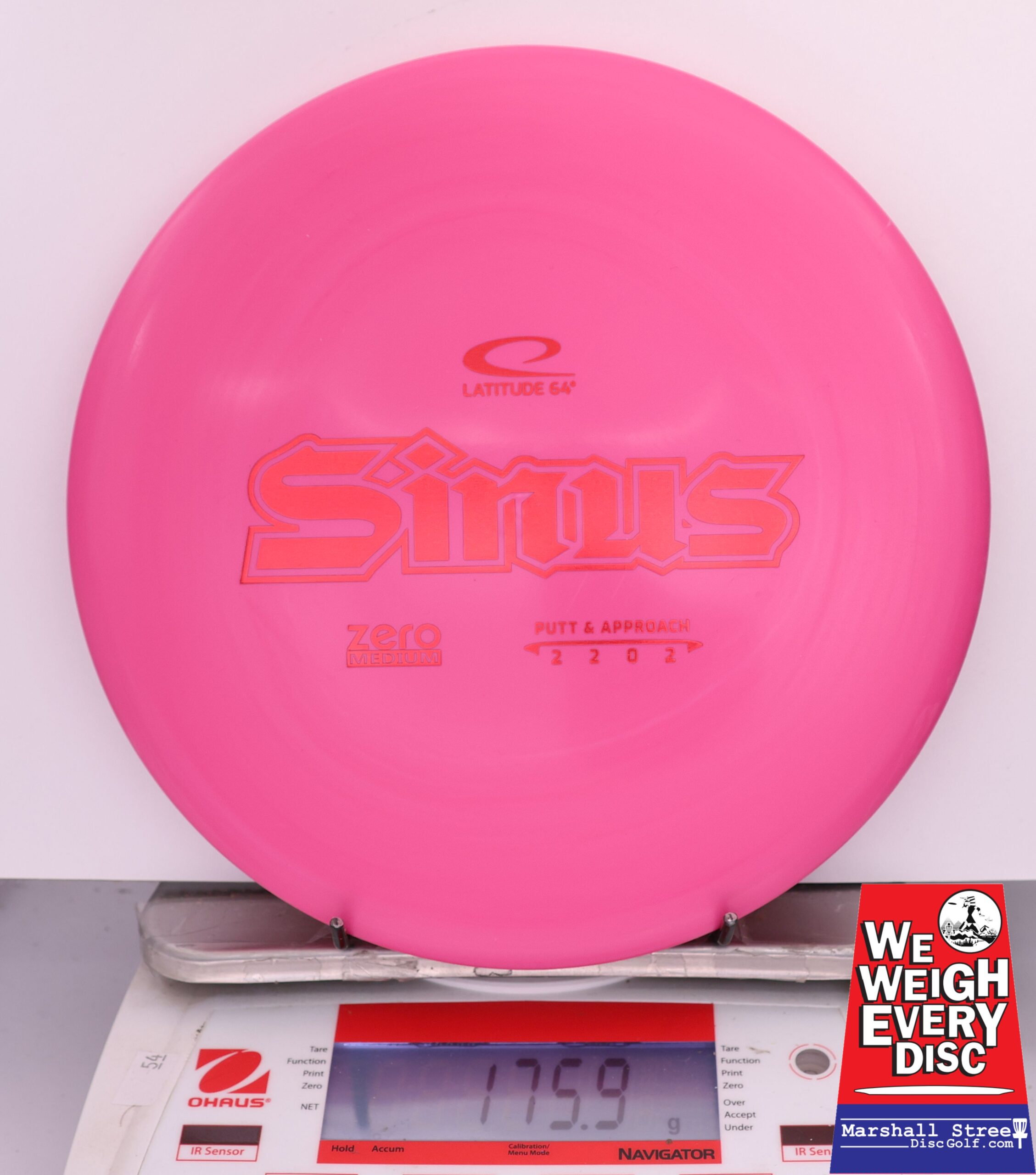 420595 Zero Medium Sinus, Retooled - #644 Pink, 176