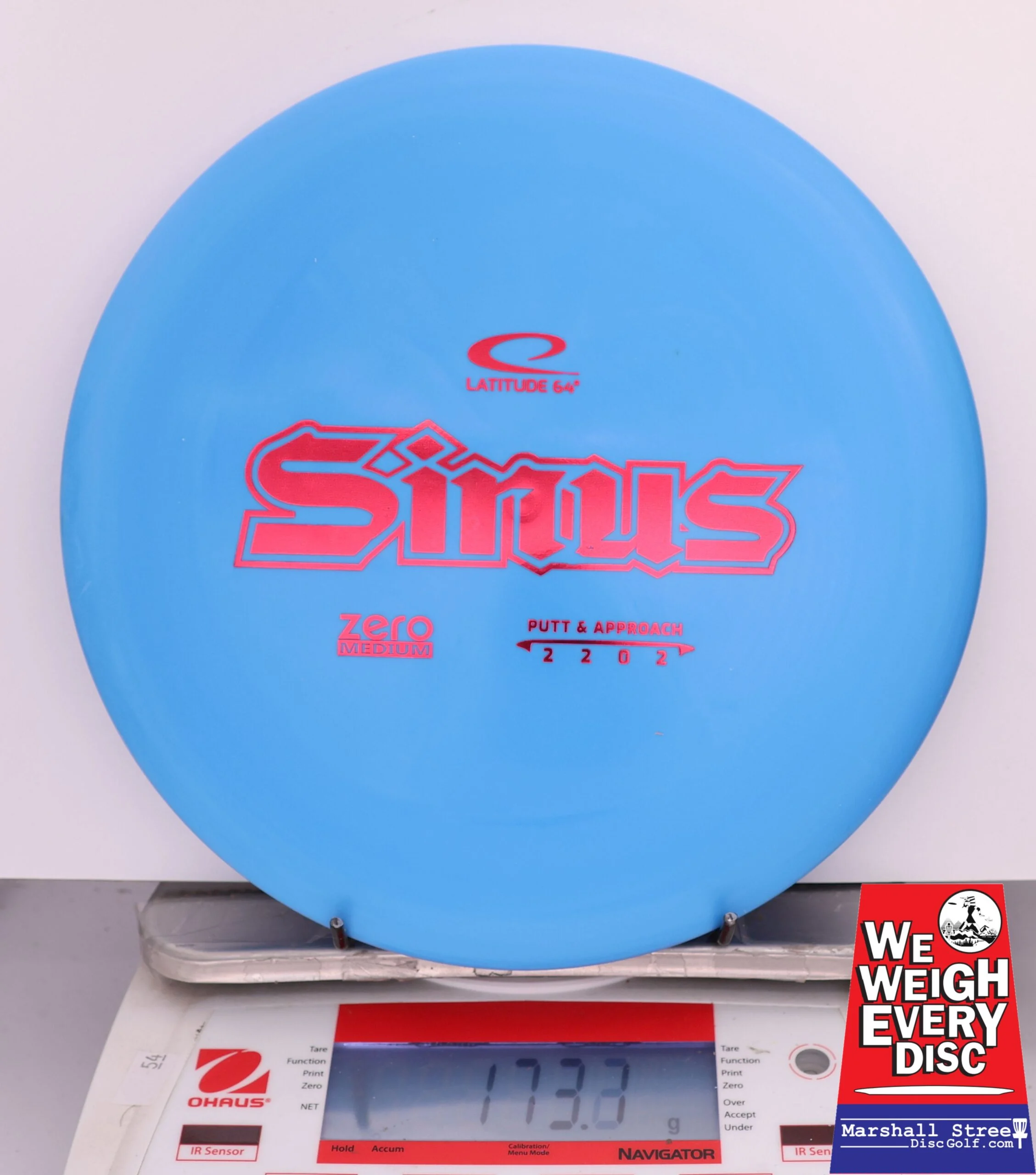 420596 Zero Medium Sinus, Retooled - #645 Blue, 174