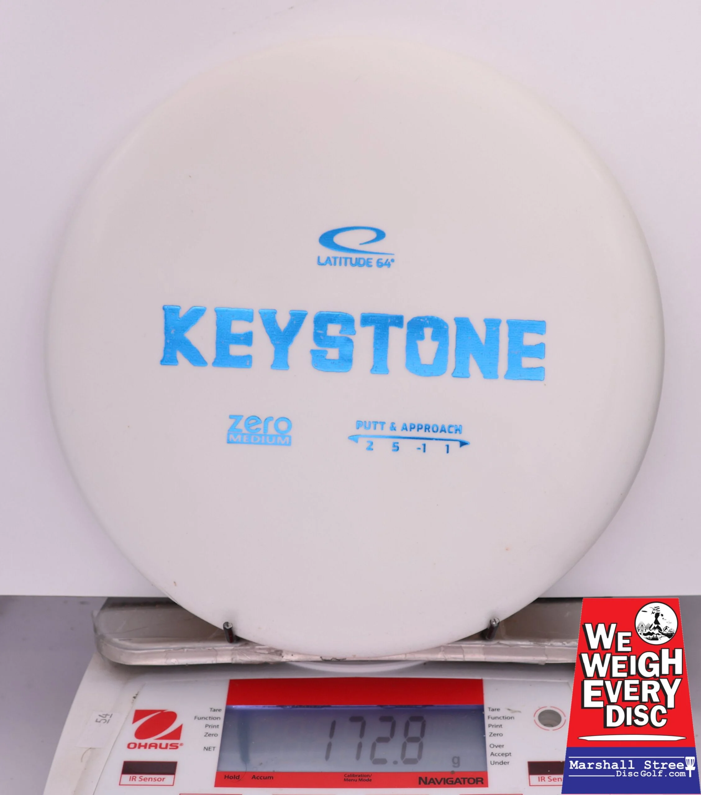 420609 Zero Medium Keystone - #647 White, 173