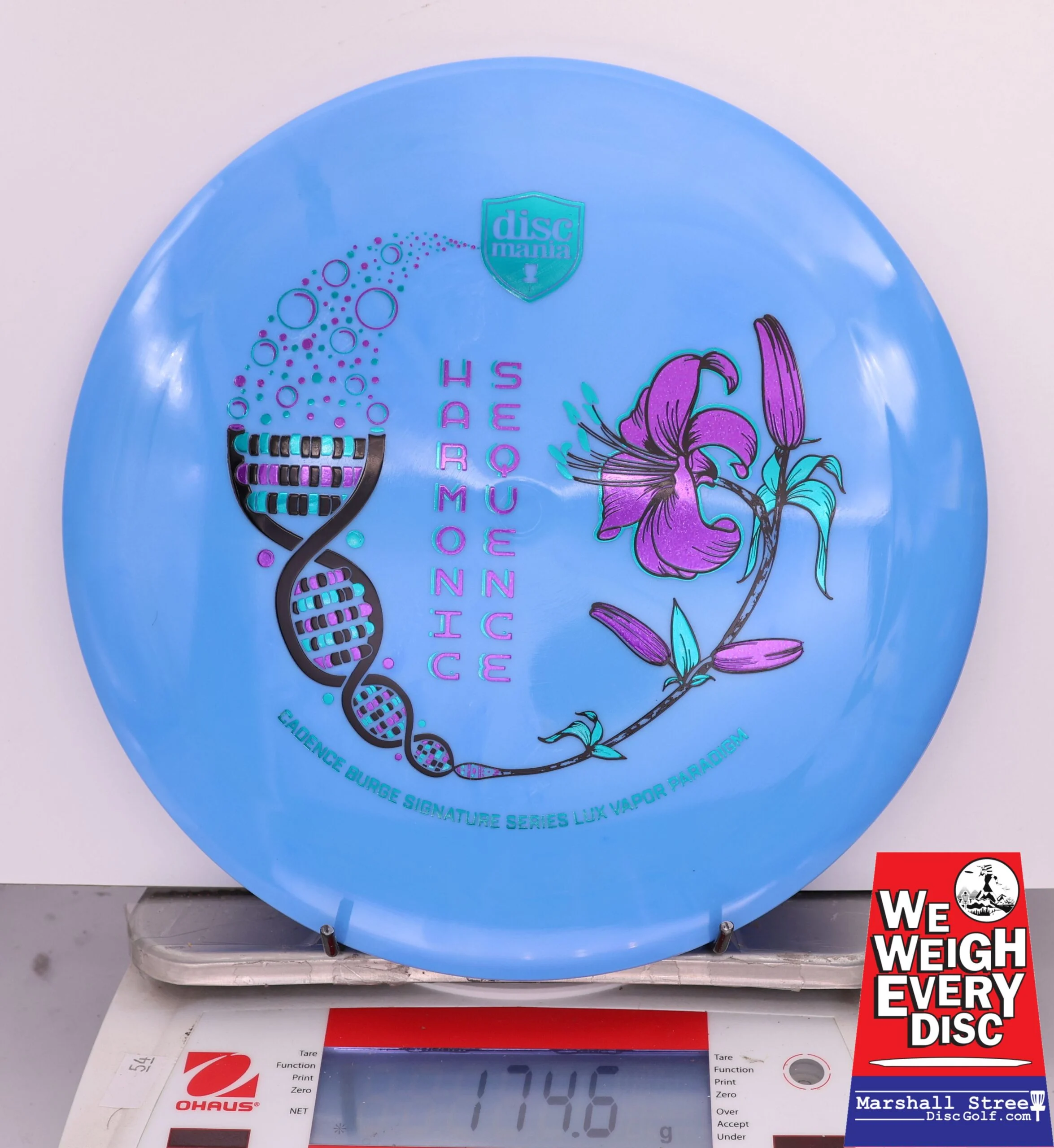420818 Lux Vapor Paradigm, Cadence Burge Triple Stamp - #643 Blue, 175