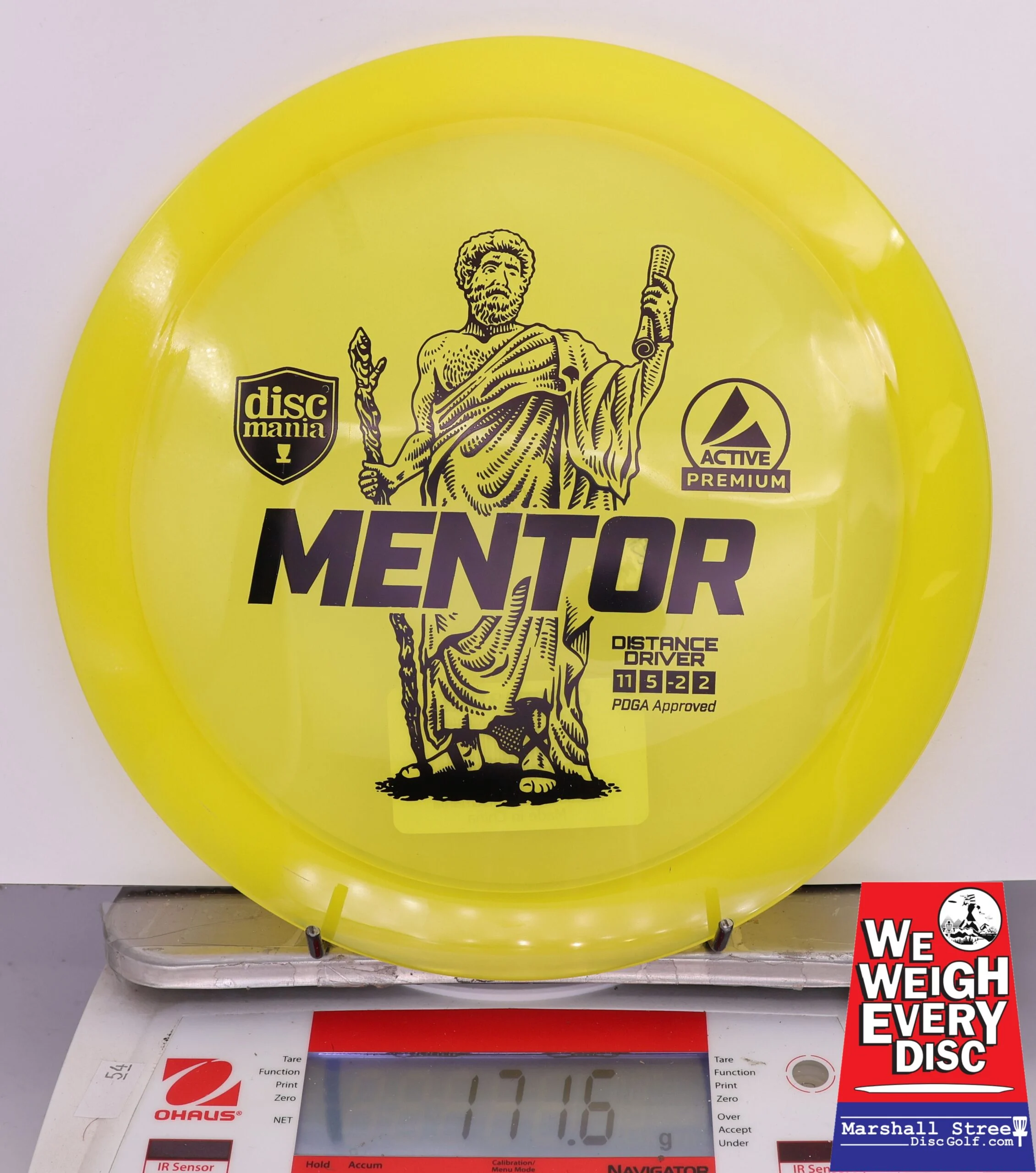421461 Active Premium Mentor - #24 Yellow, 172