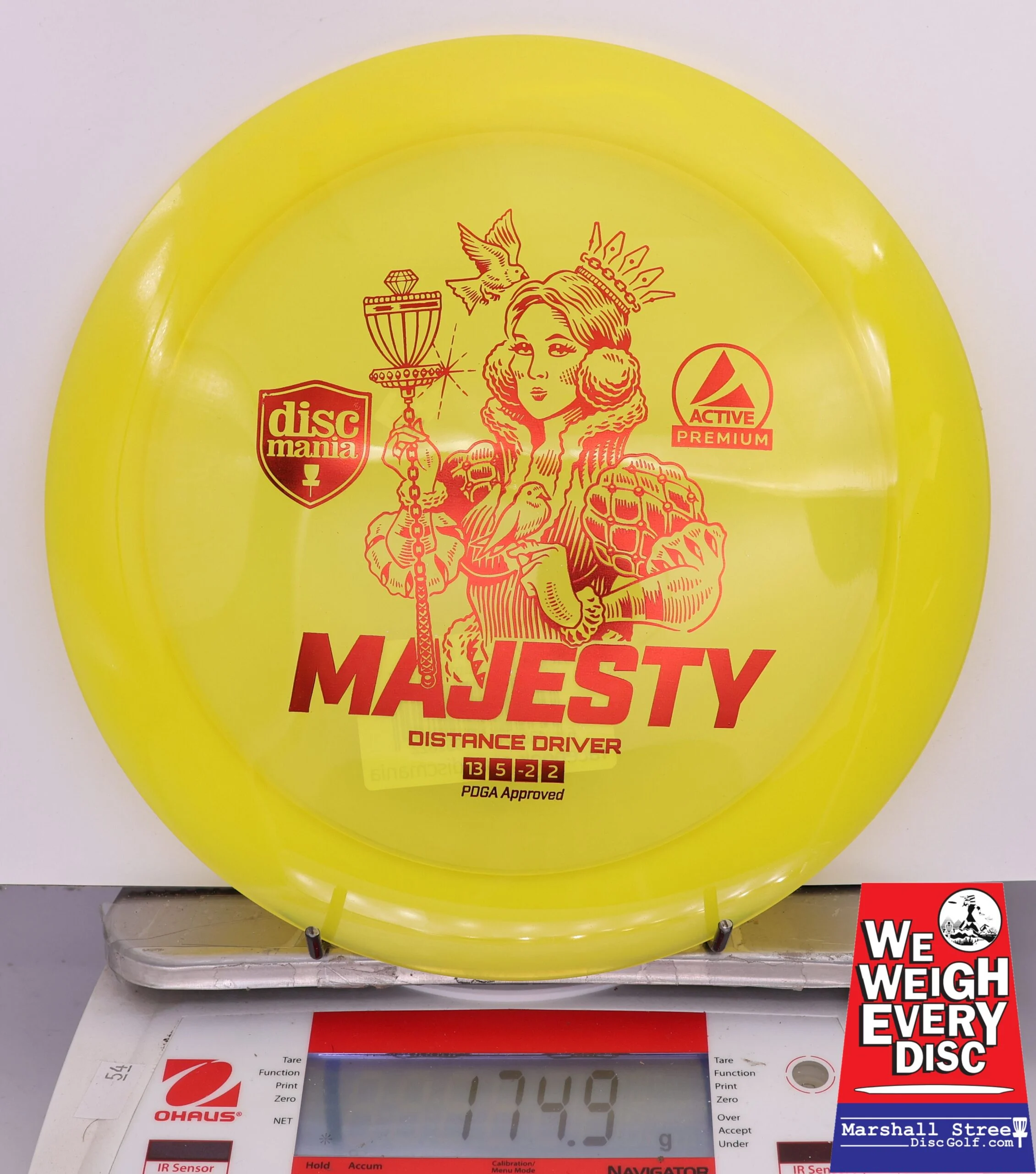 421477 Active Premium Majesty - #36 Yellow, 175
