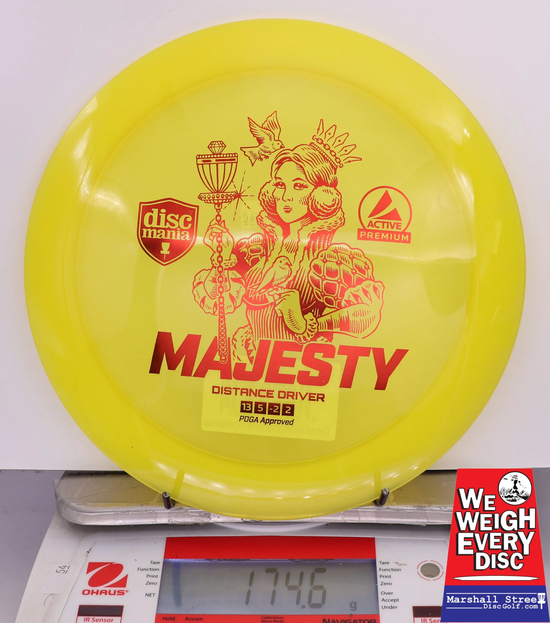 421481 Active Premium Majesty - #40 Yellow, 175