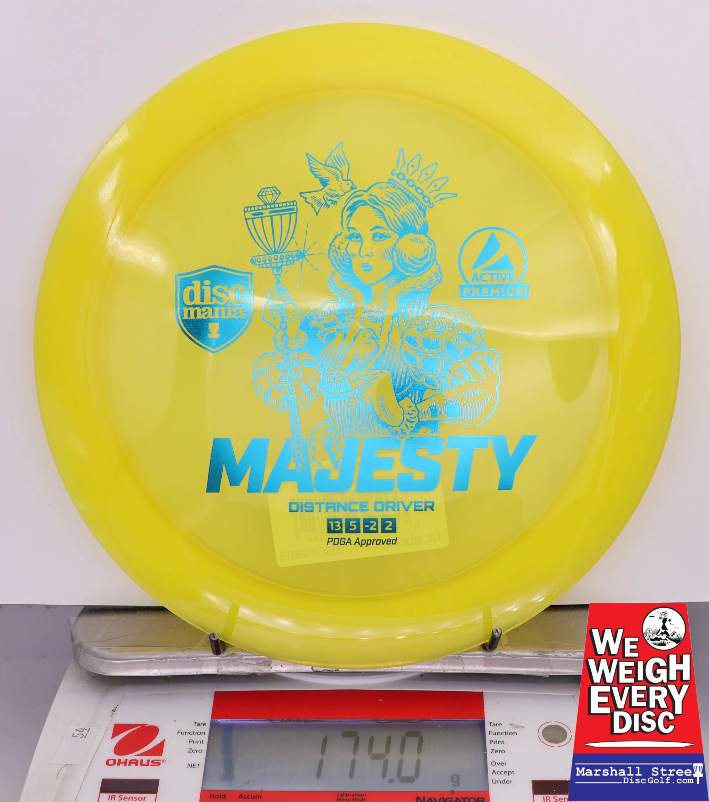 421482 Active Premium Majesty - #41 Yellow, 174