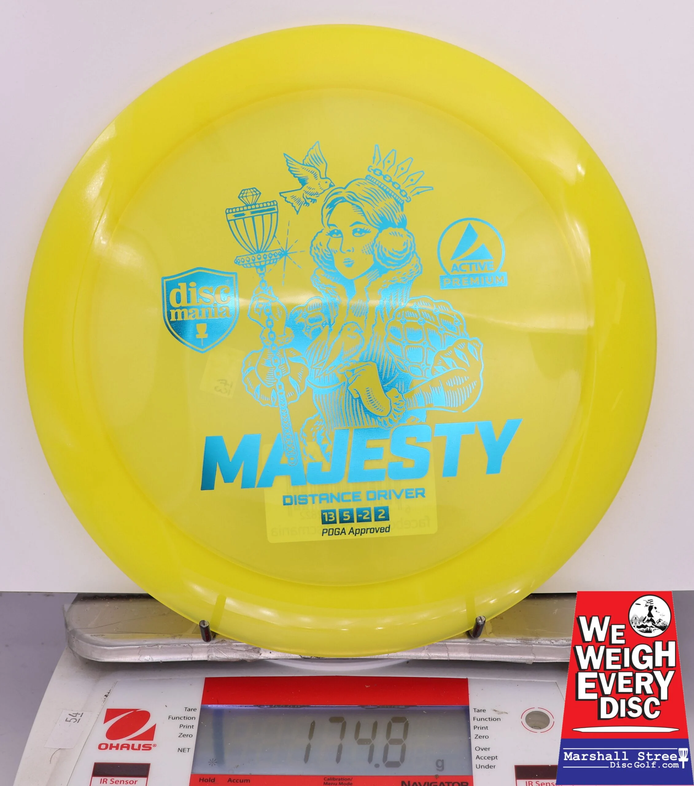 421484 Active Premium Majesty - #43 Yellow, 175