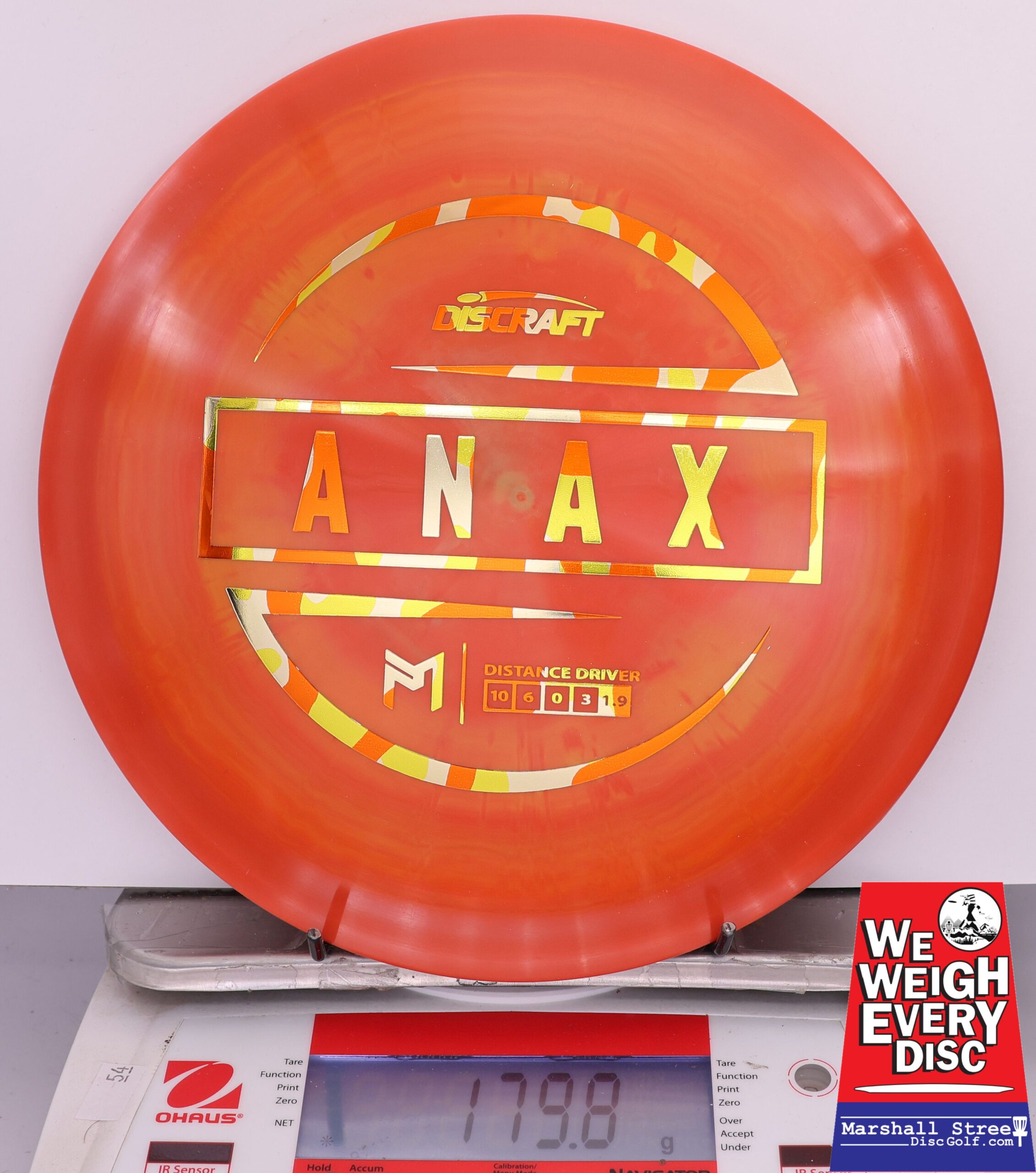 421551 ESP Anax, Paul McBeth - #60 Orange, 180