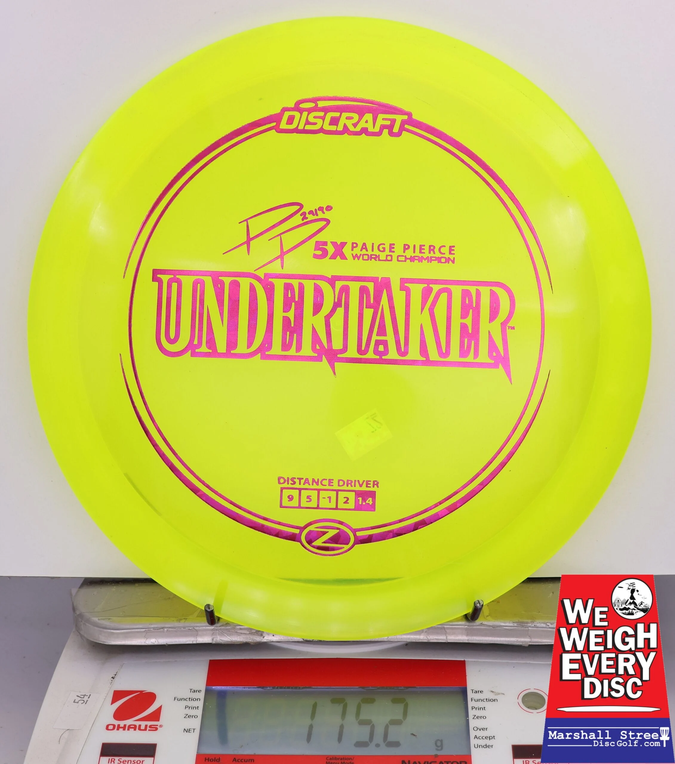 421654 Z Undertaker, Paige Pierce 5X - #72 NYellow, 175