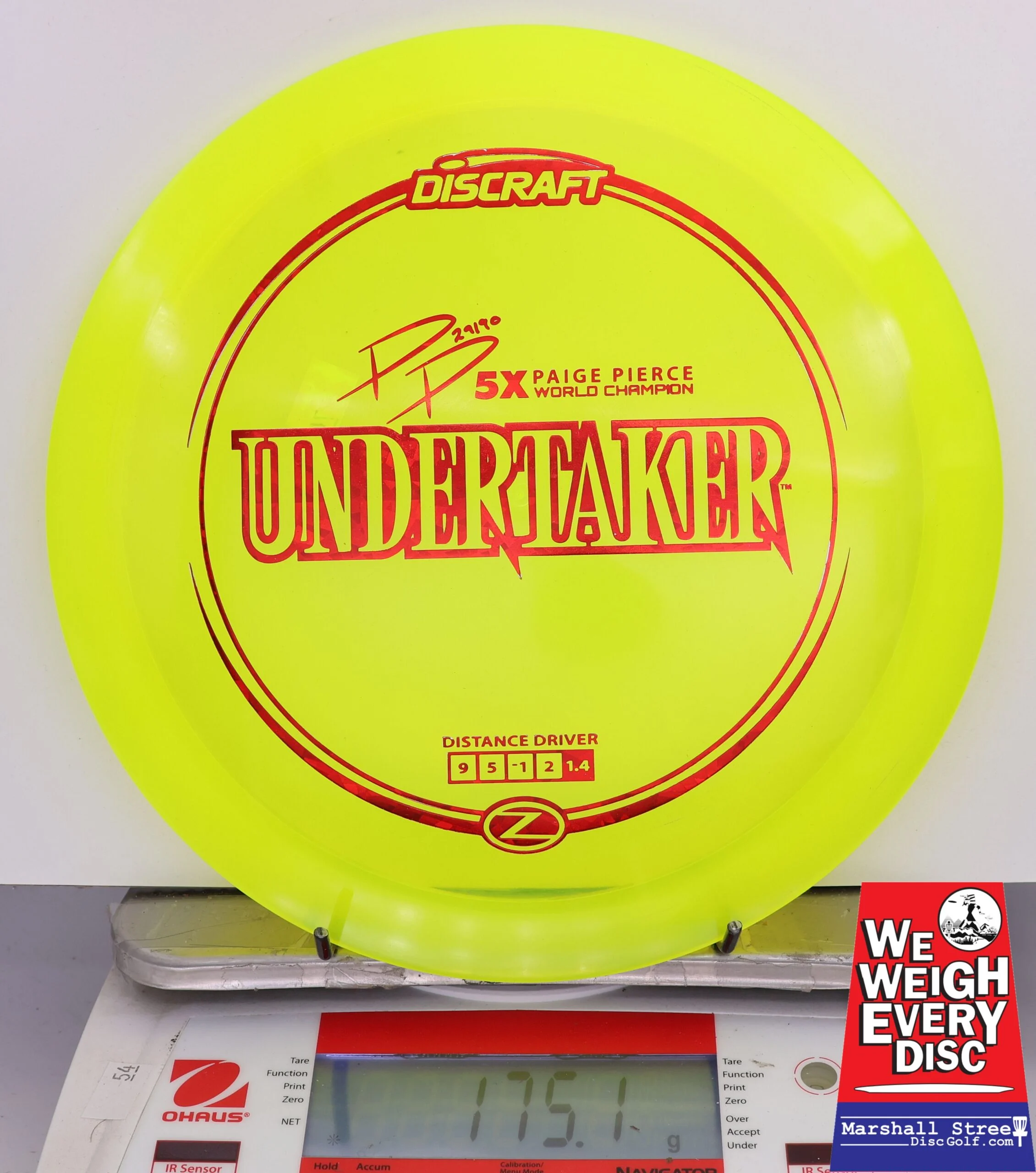421656 Z Undertaker, Paige Pierce 5X - #74 NYellow, 175