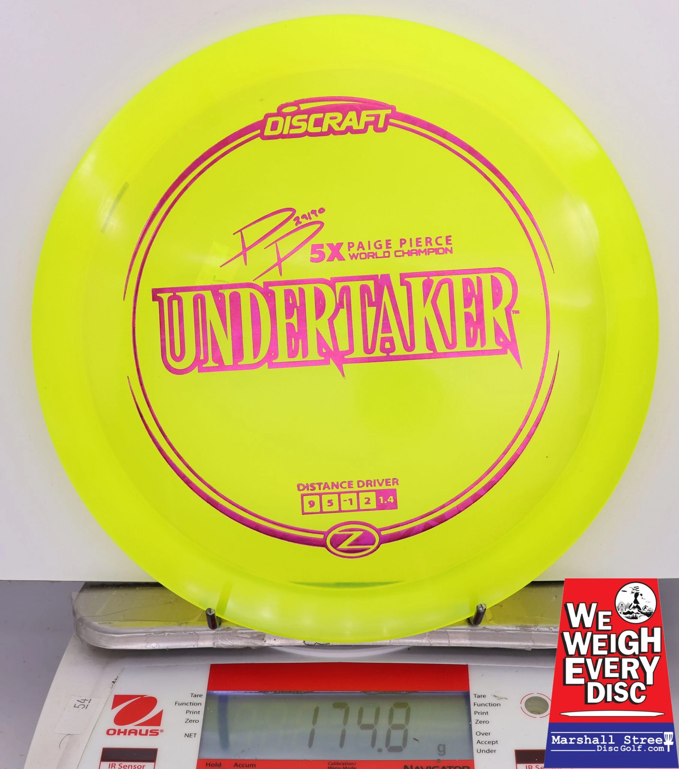 421657 Z Undertaker, Paige Pierce 5X - #75 NYellow, 175